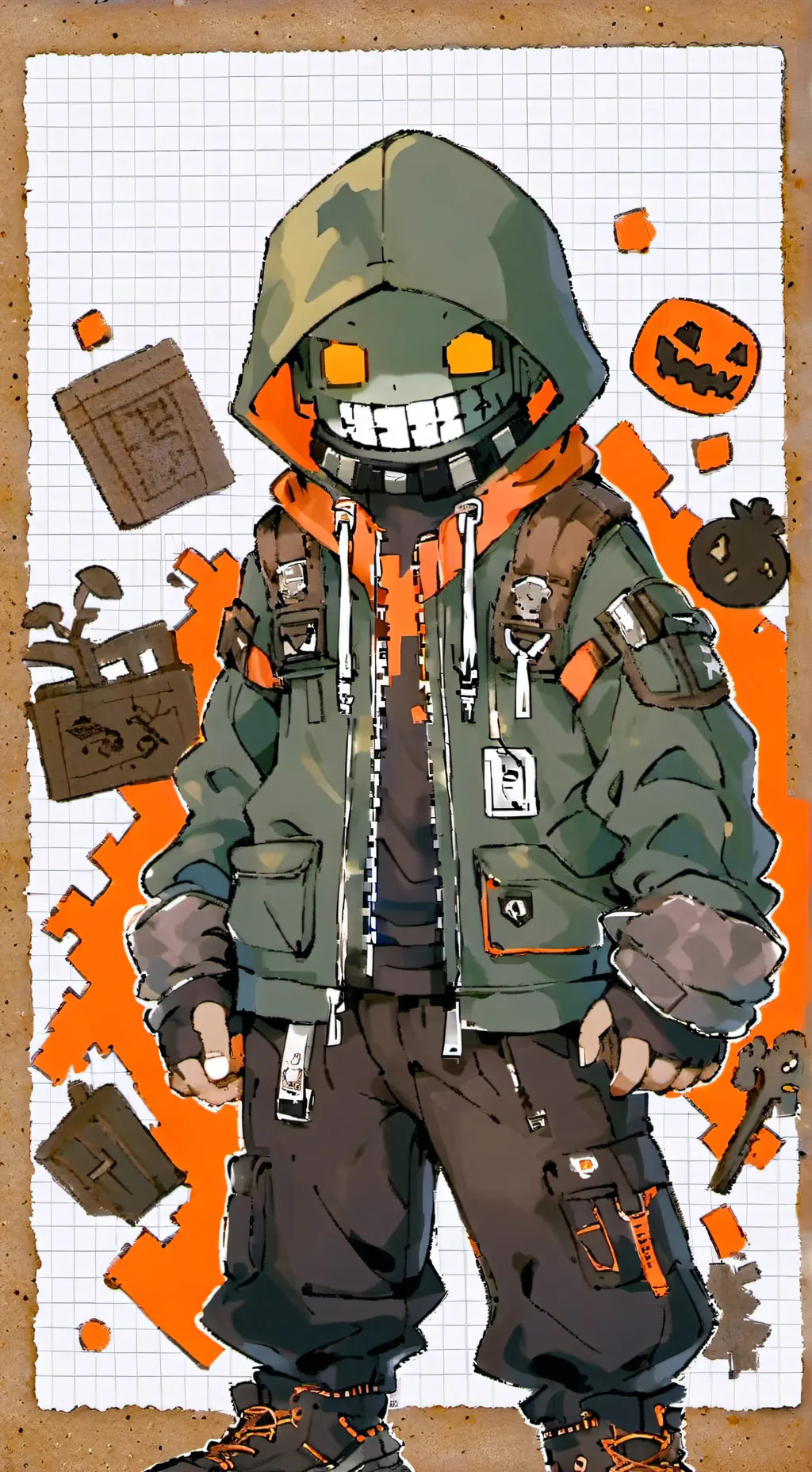 ai character: Я тебя съе background