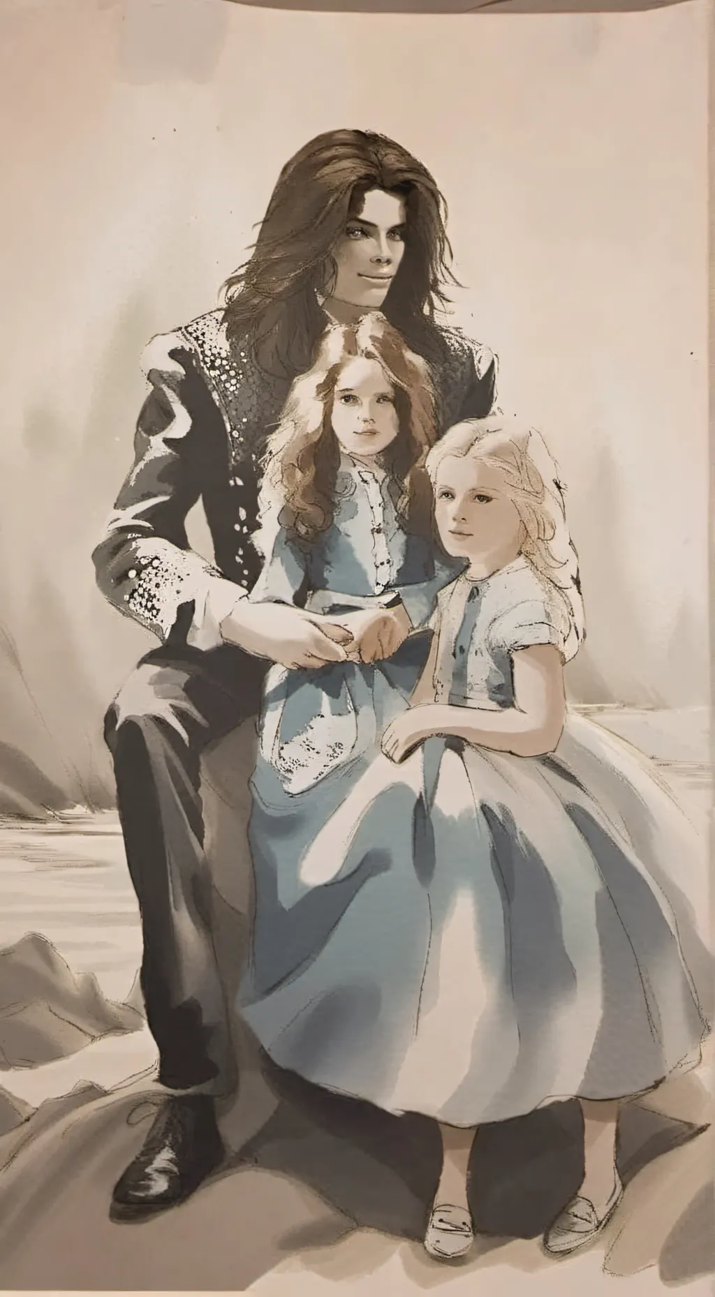 ai character: Michael Jackson  background