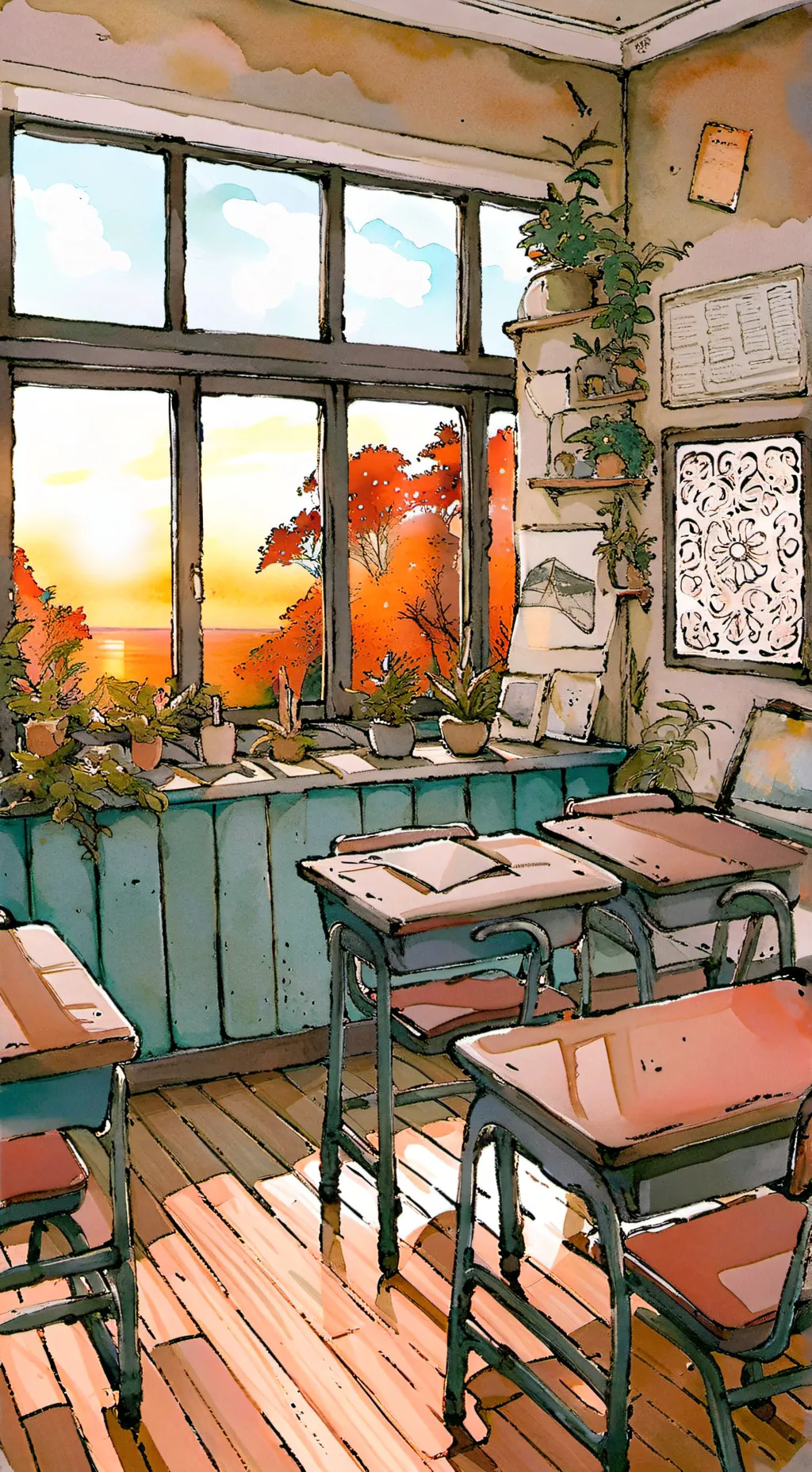 ai character: Mha One Last Time background