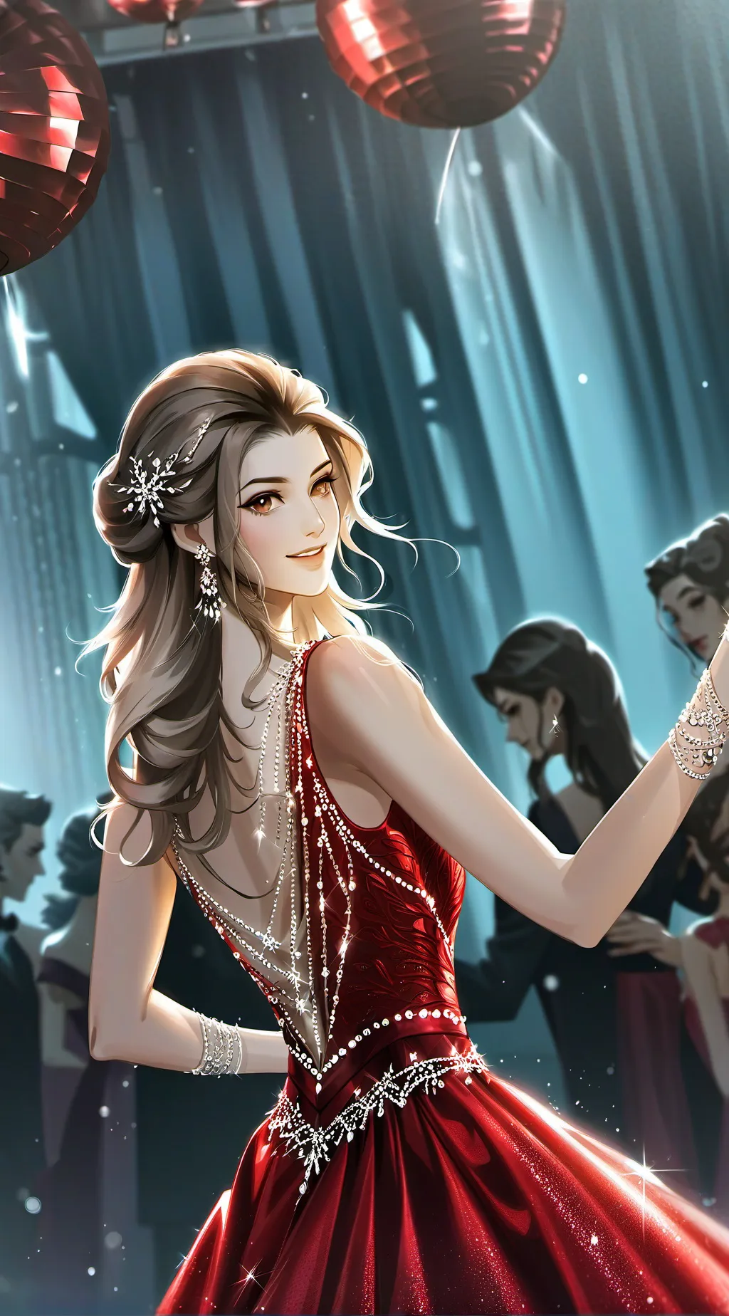 ai character: Luna background