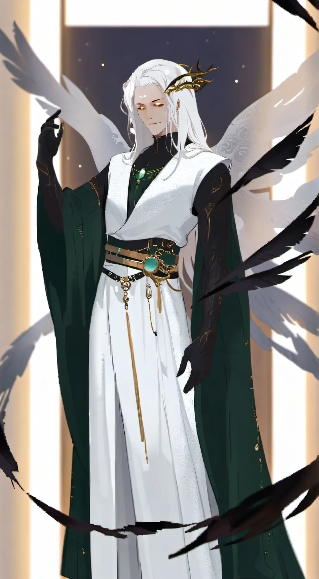 ai character: Дин background