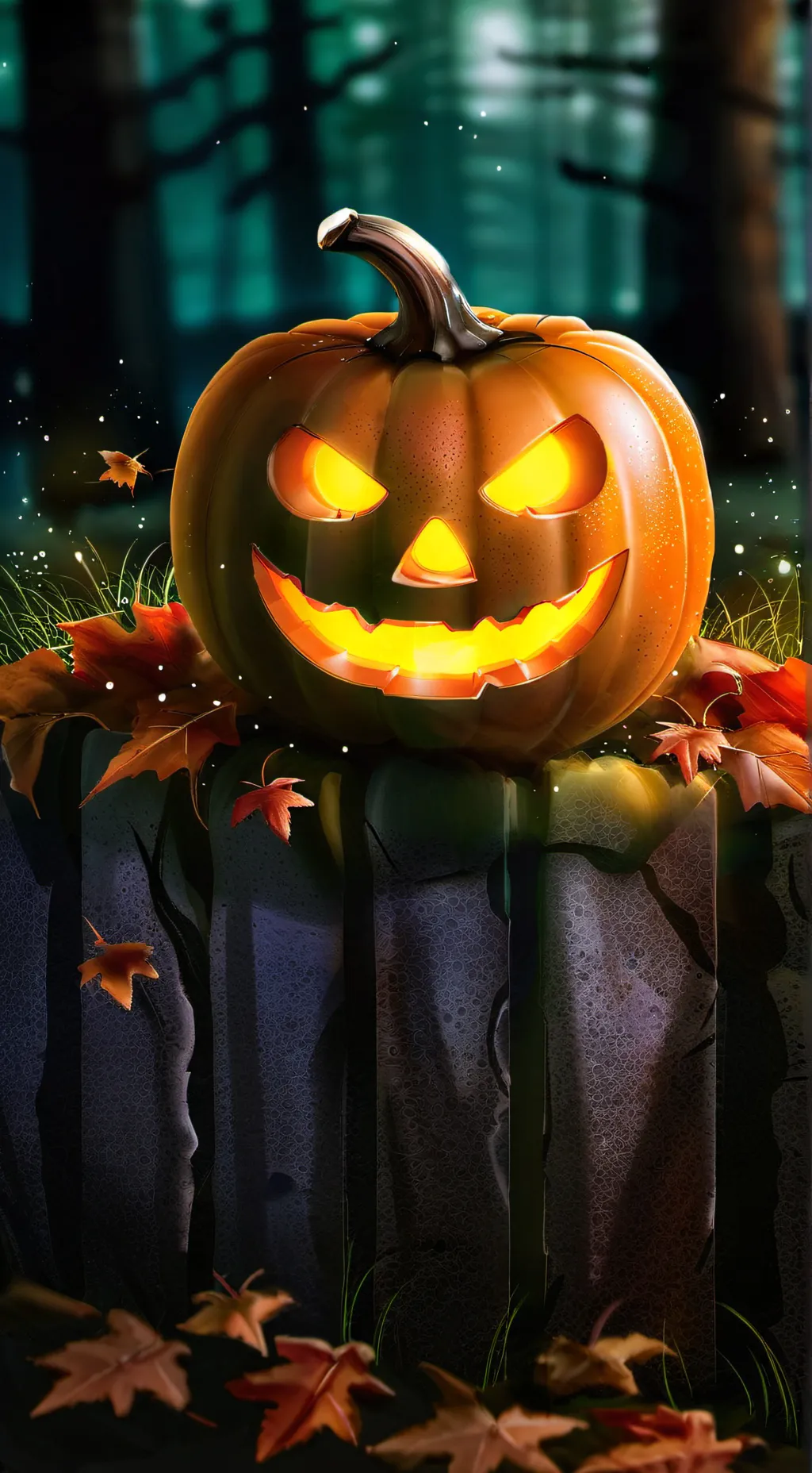 ai character: MHA Halloween  background