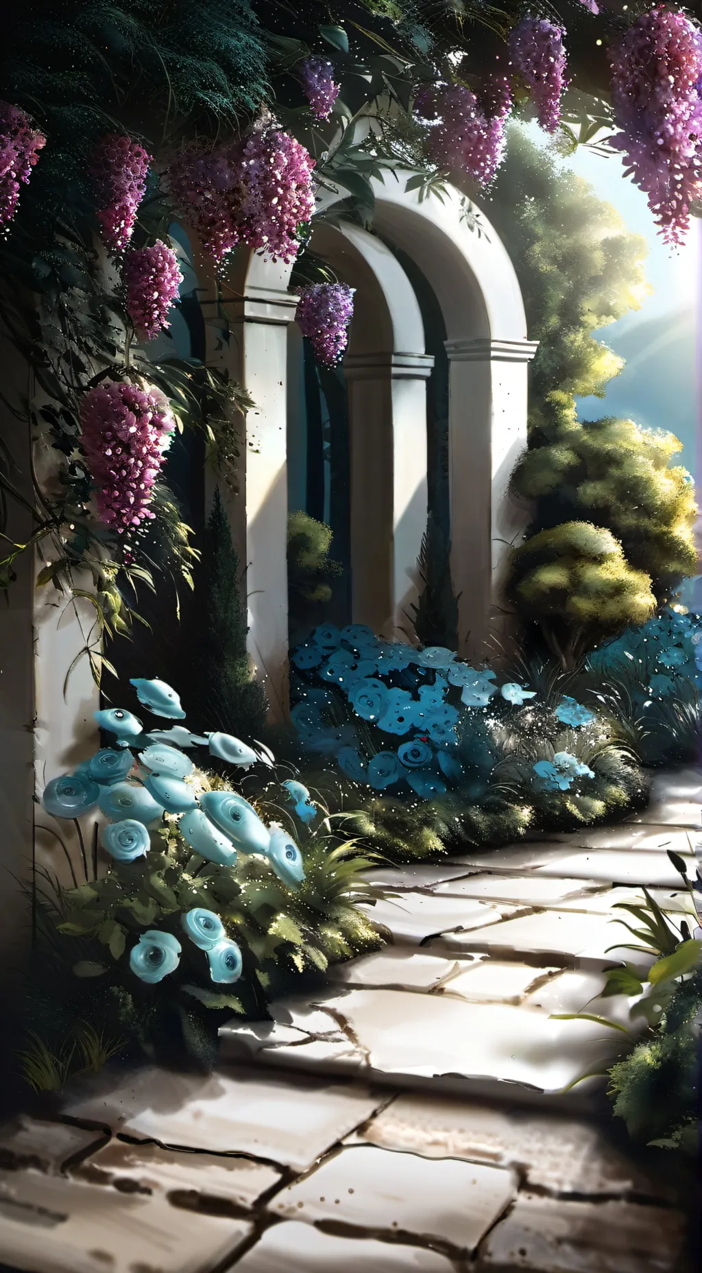 ai character: grow a garden🥀 background