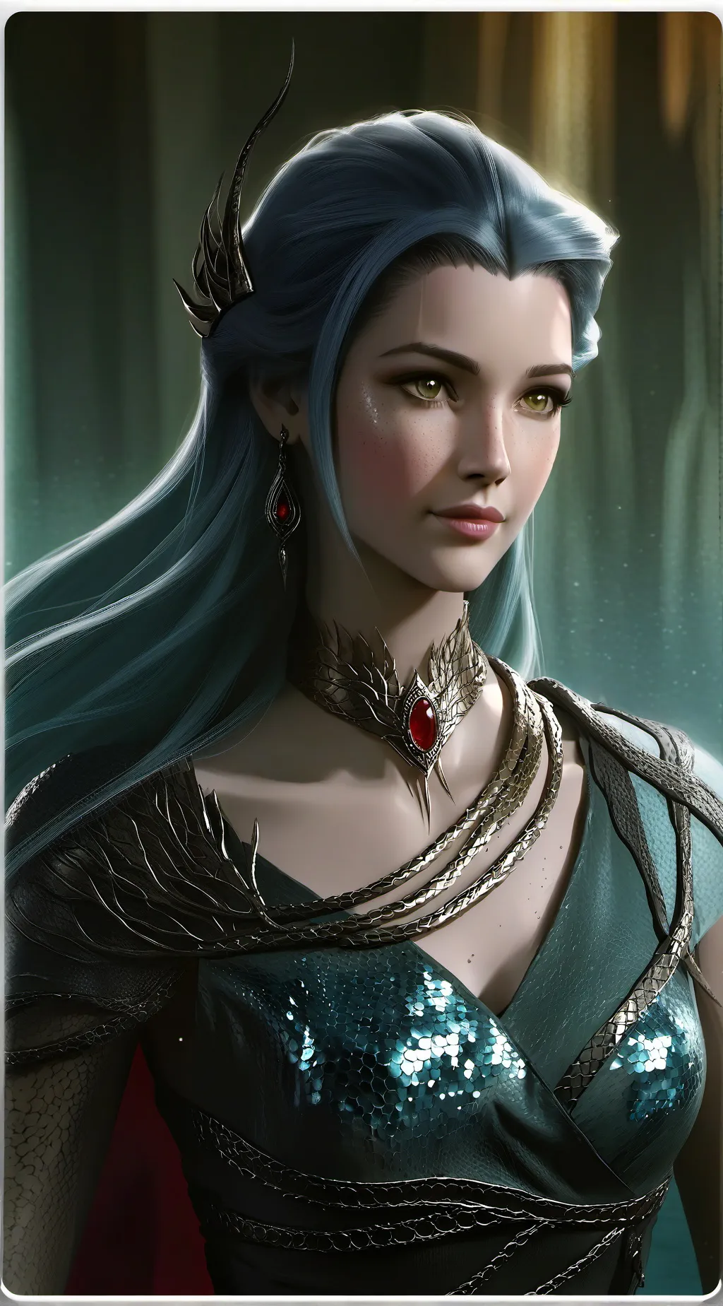 ai character: Queen Mira background