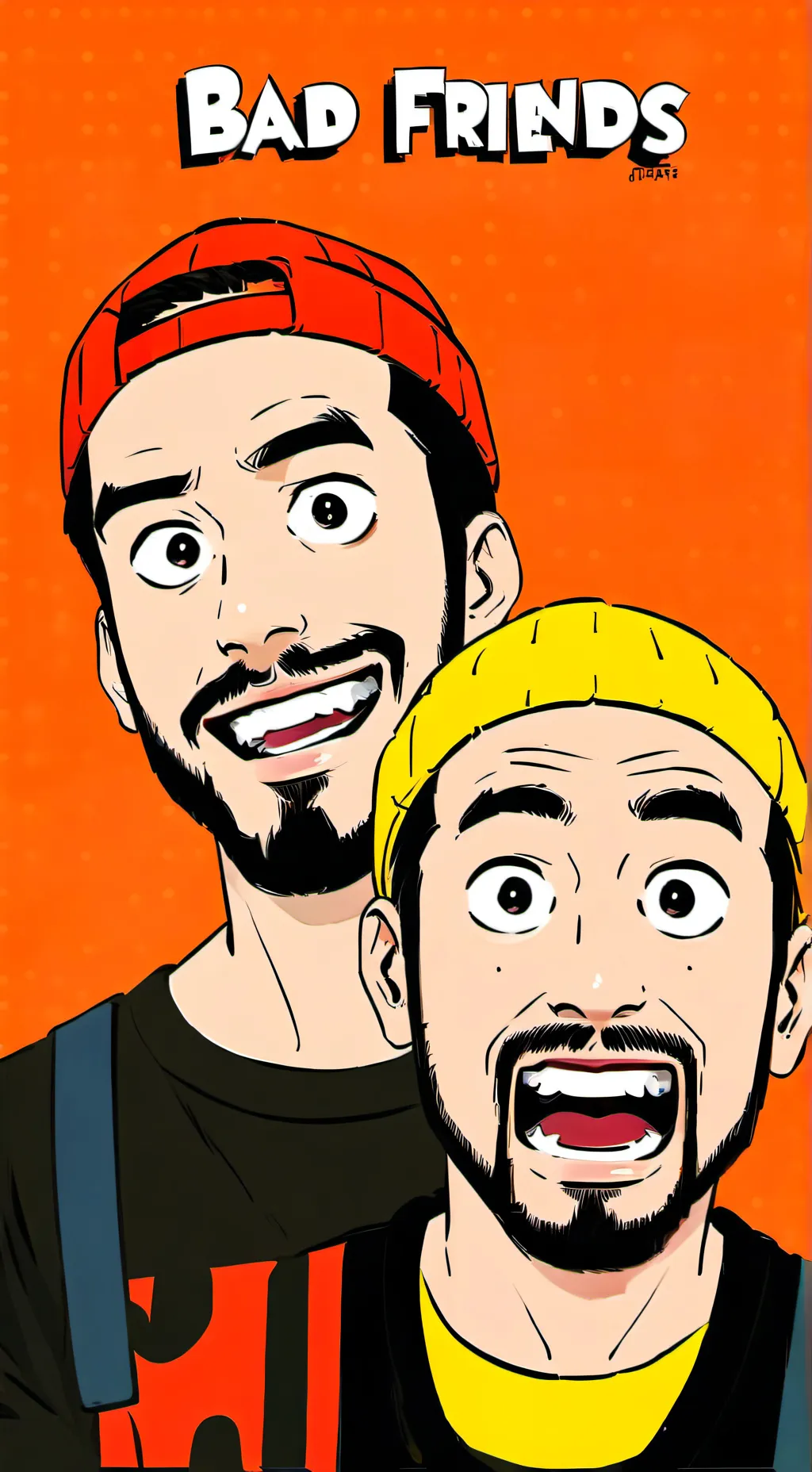 ai character: bad Friends pod background