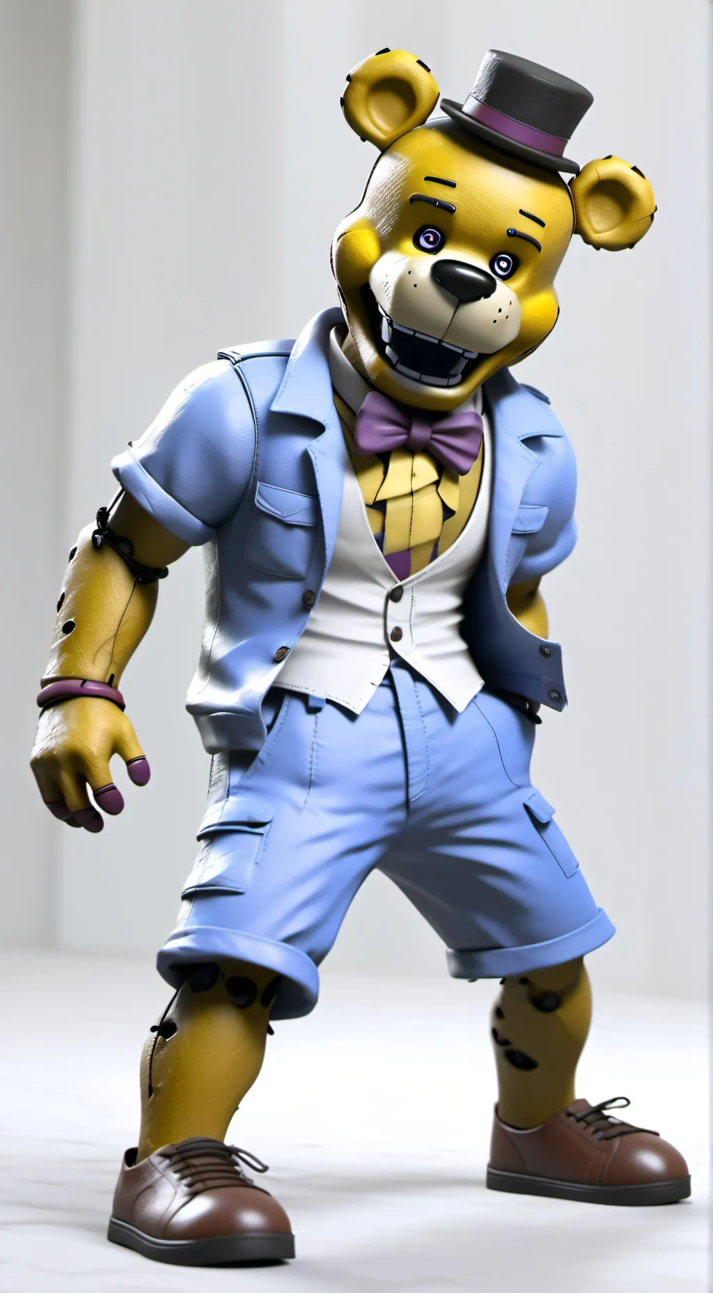 ai character: Ai fredbear background