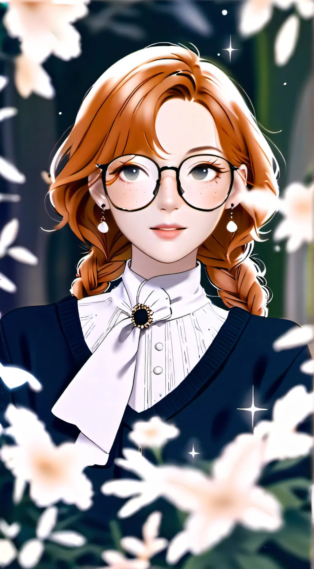 ai character: Akita  background