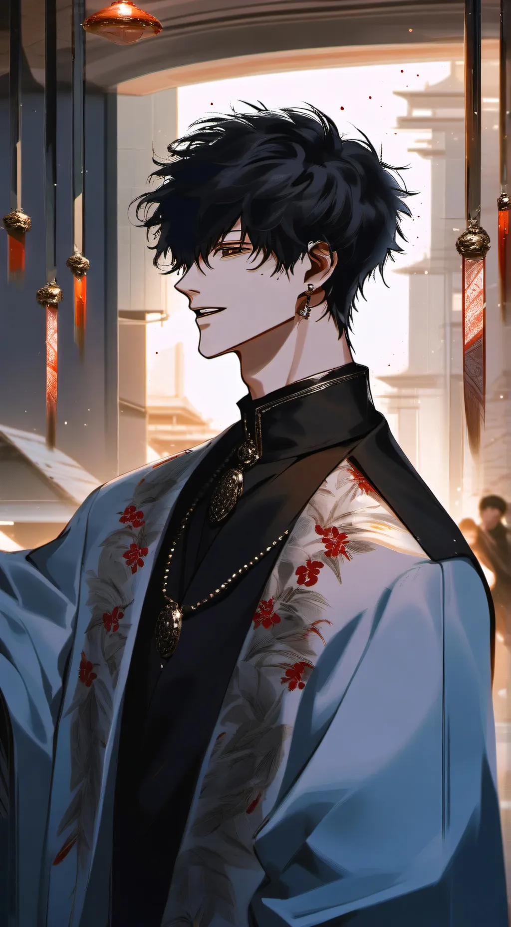 ai character: Рик🎰🎰🎰 background