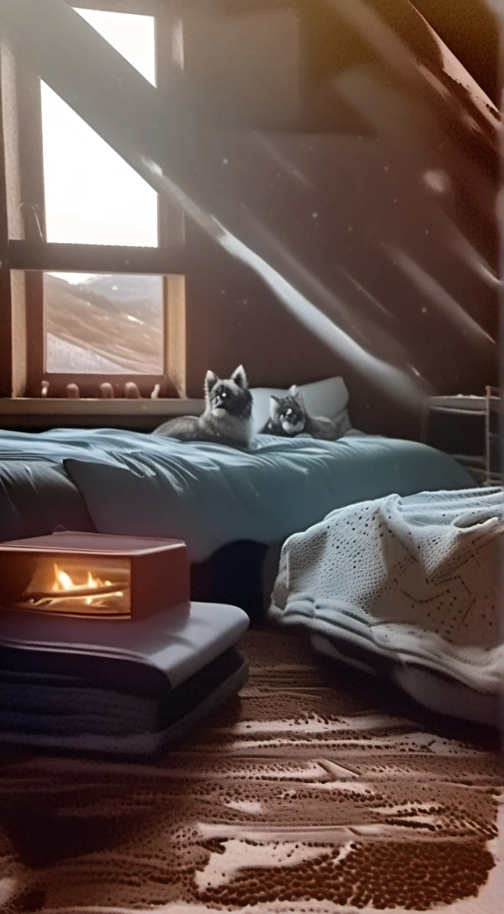 ai character: Sleep over. background