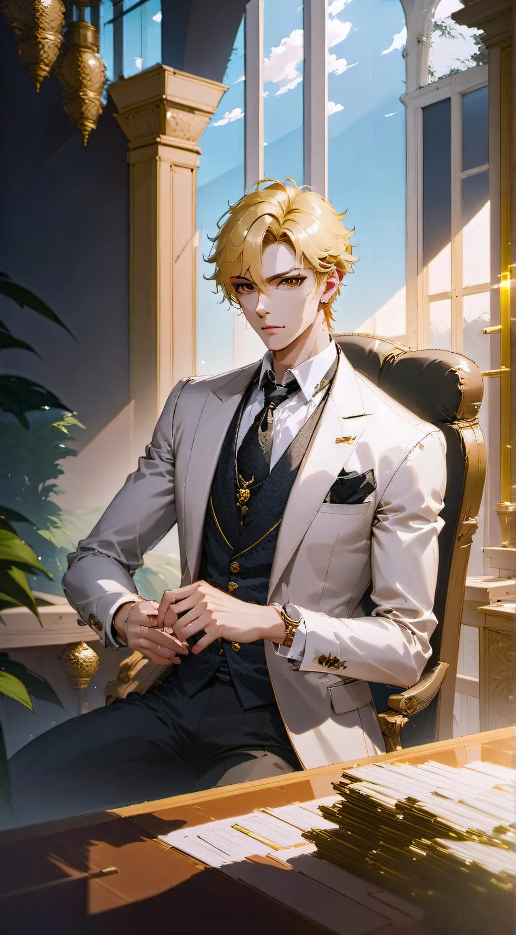 ai character: sugar background