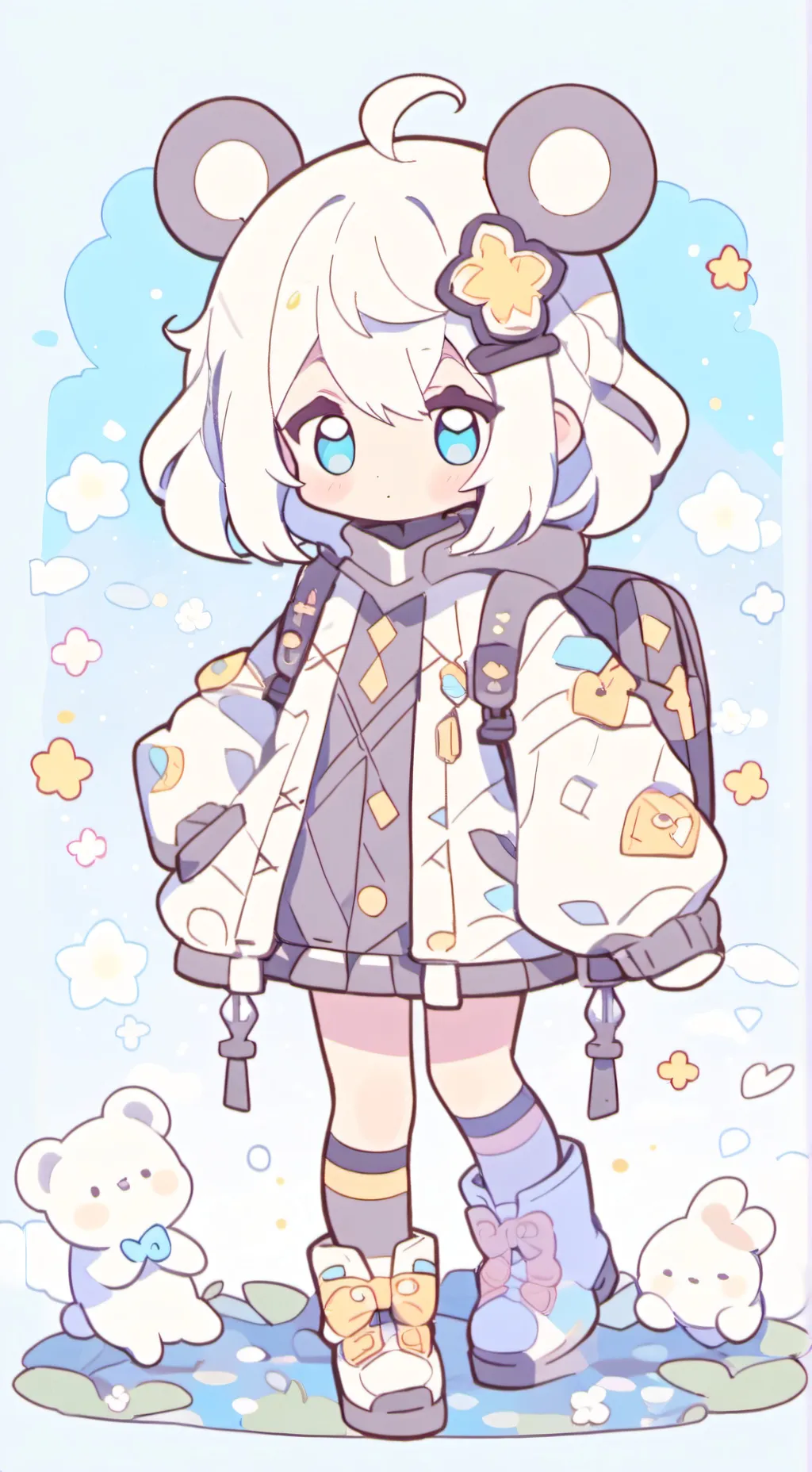 ai character: terror background