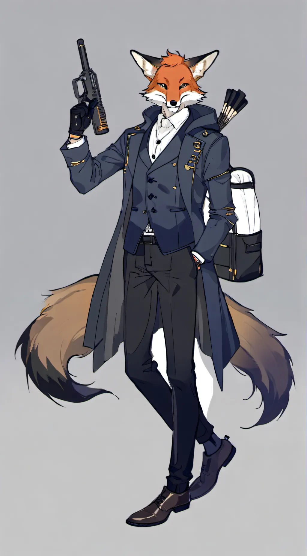 ai character: Foxy  background