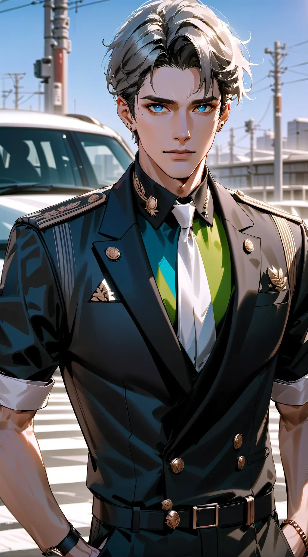 ai character: Daniel  background