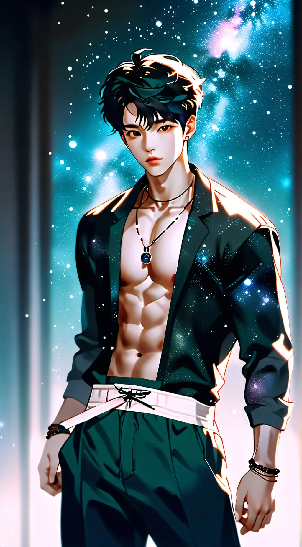 ai character: 😏 Charlie 😏 background