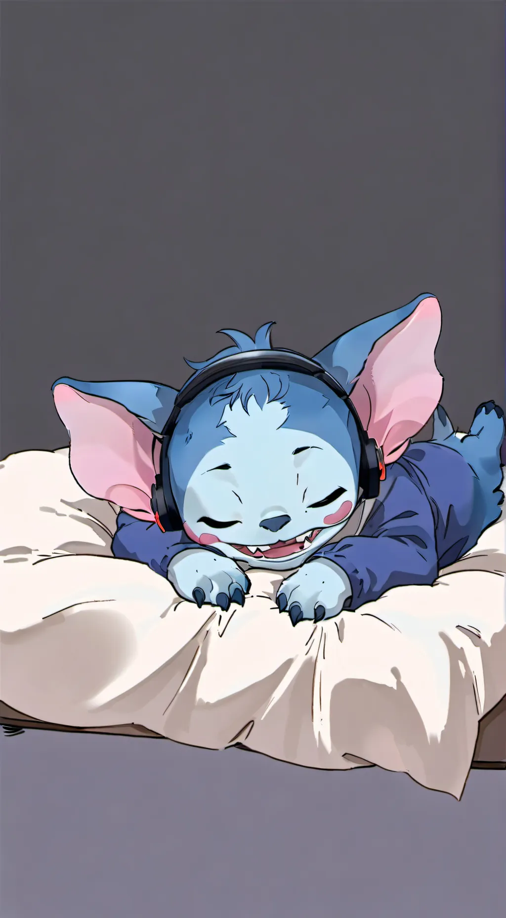 ai character: stitch background