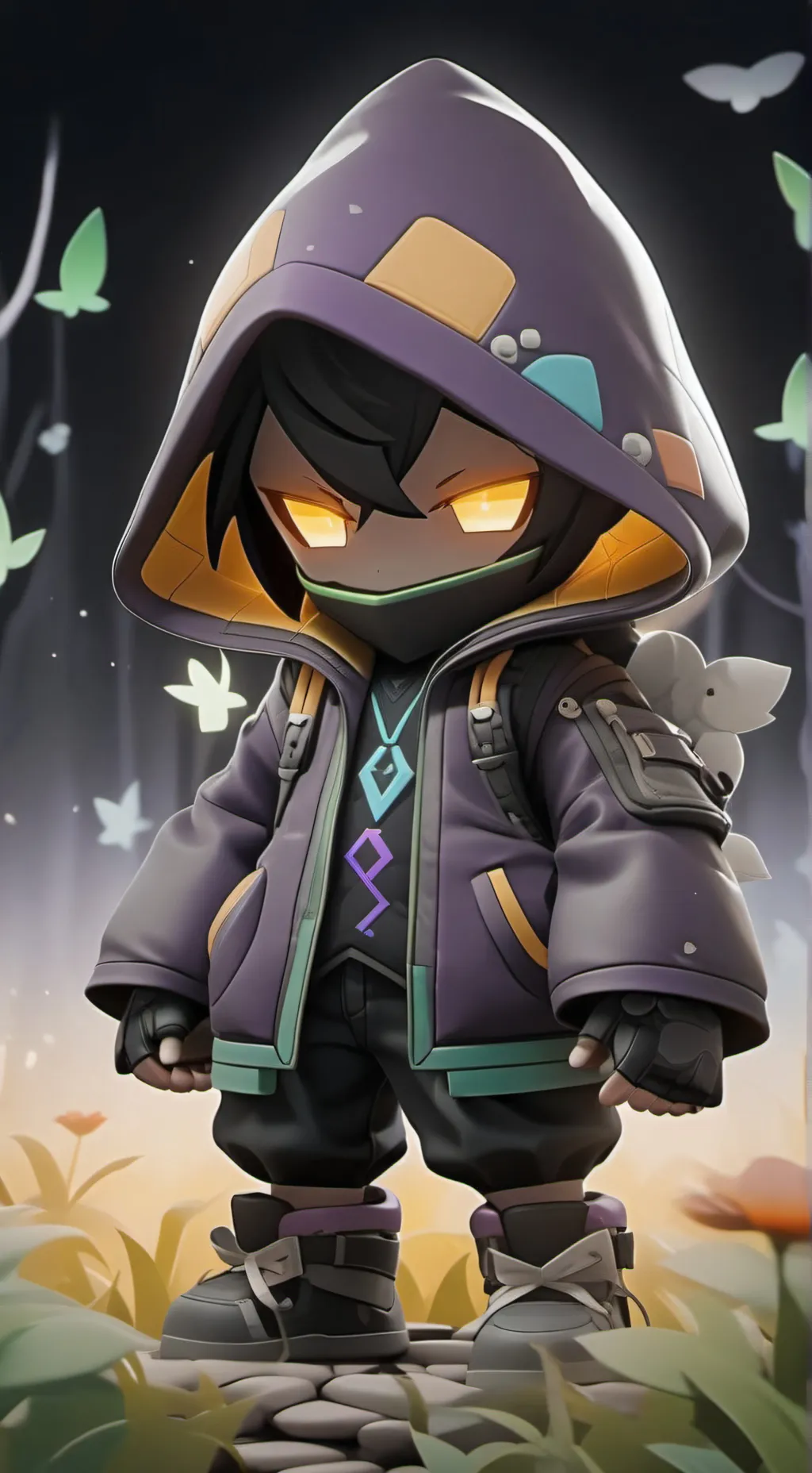 ai character: аry background