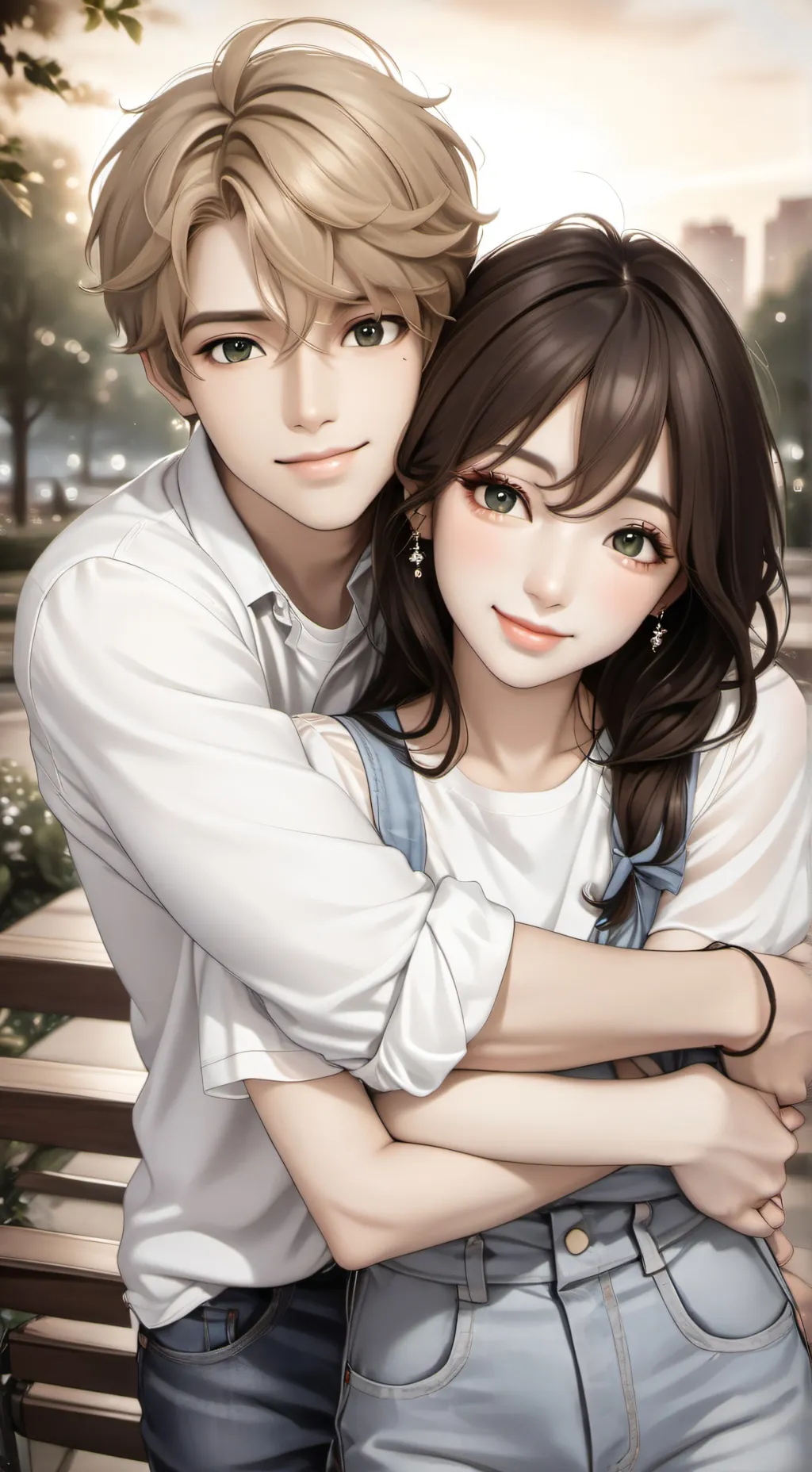 ai character: Alex and Sarah background
