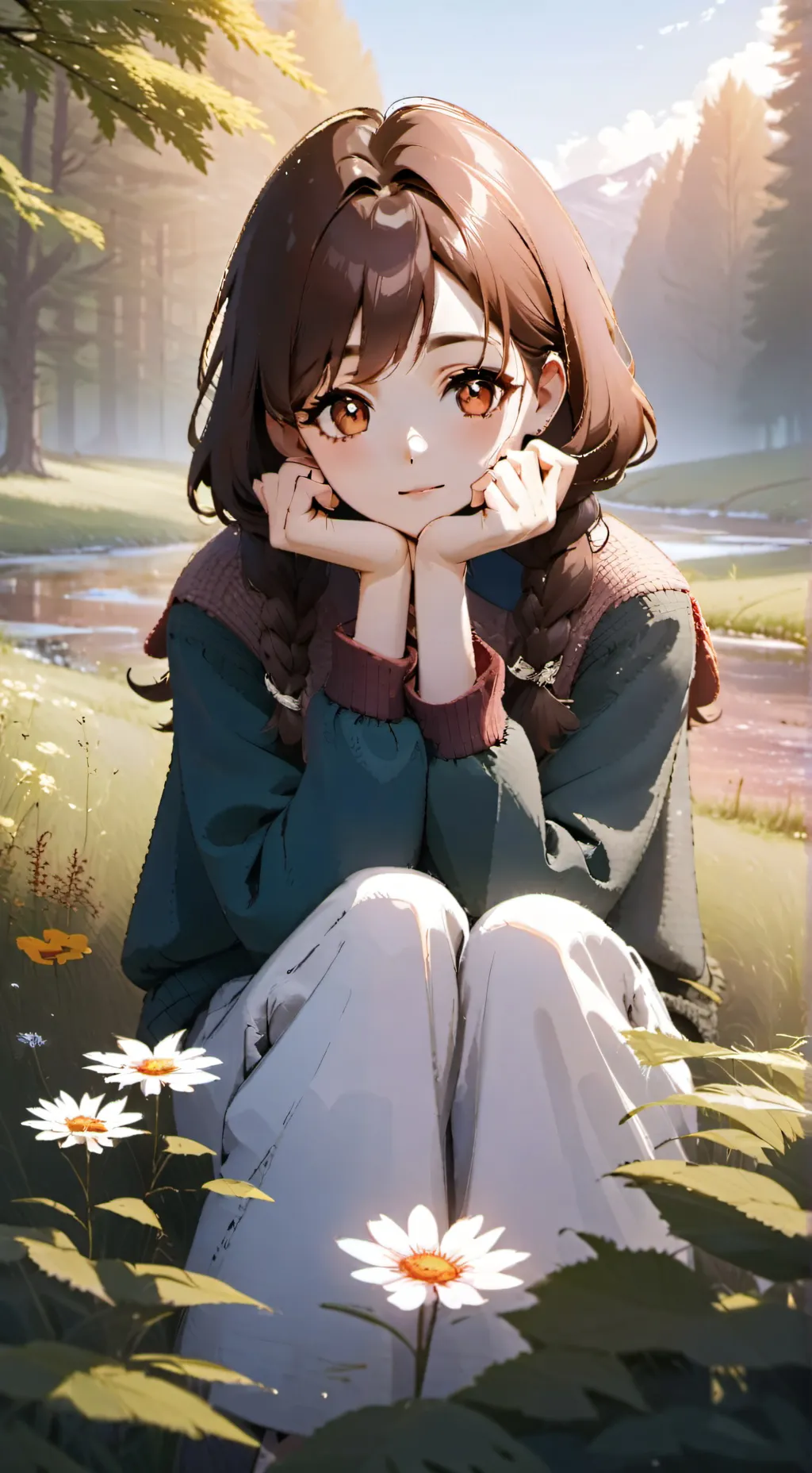 ai character: Marie background