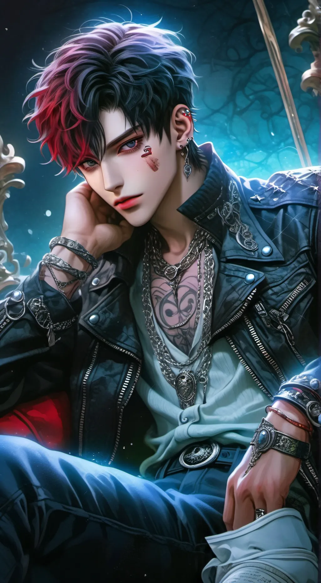 ai character: Miles Volkov background