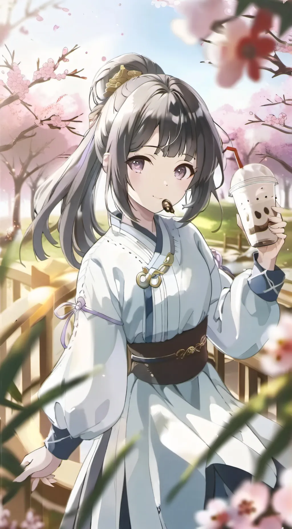 ai character: 〃Mia～´∼·｀·〃 background