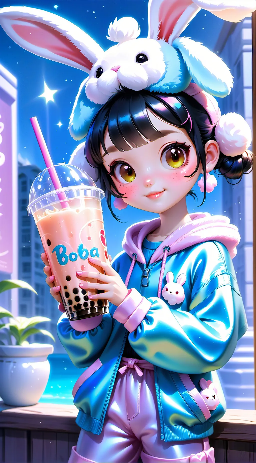 ai character: Cutie_piesmeowers background