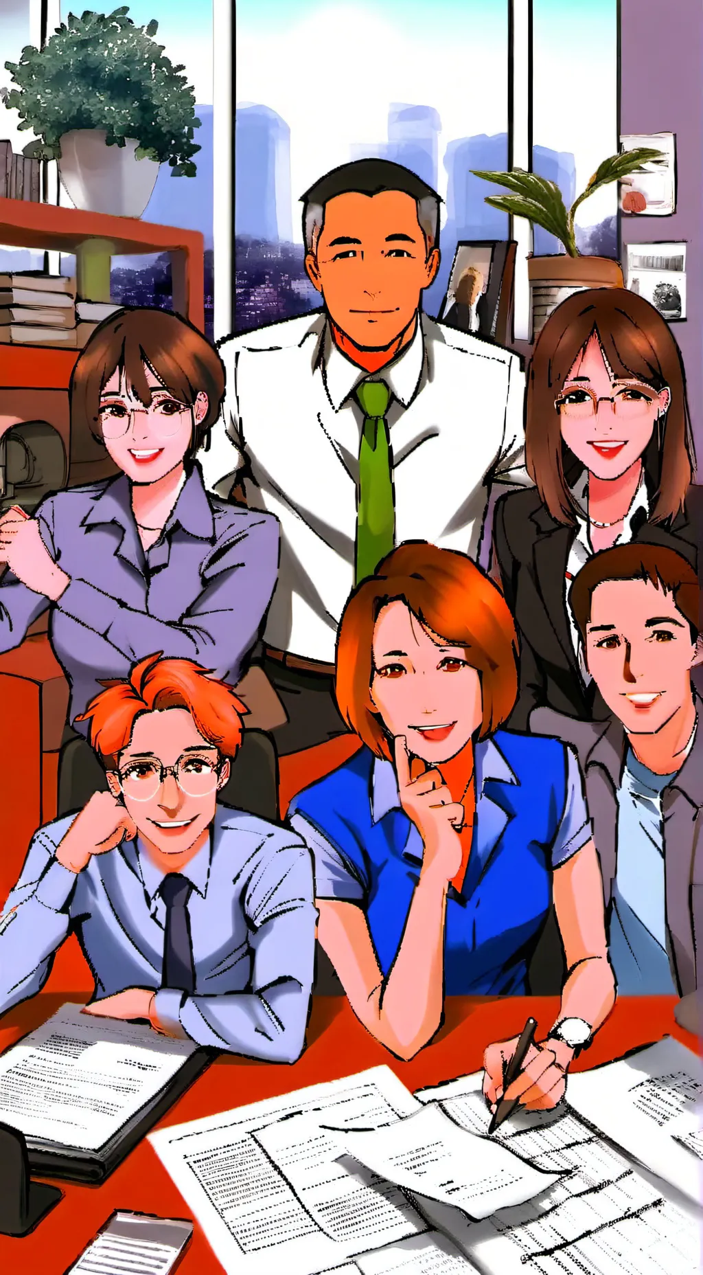 ai character: Brooklyn Nine Nine background