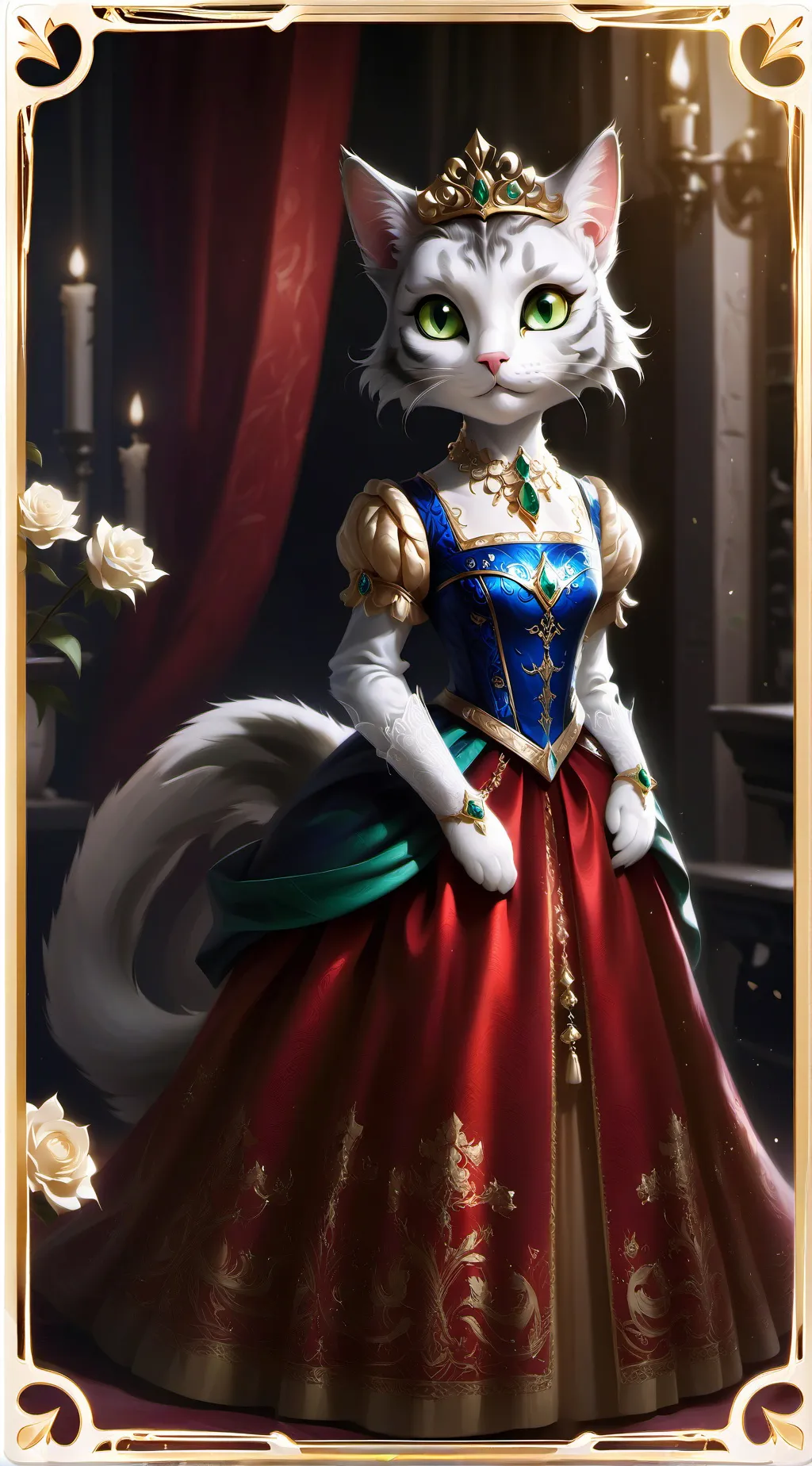 ai character: annoying cat background
