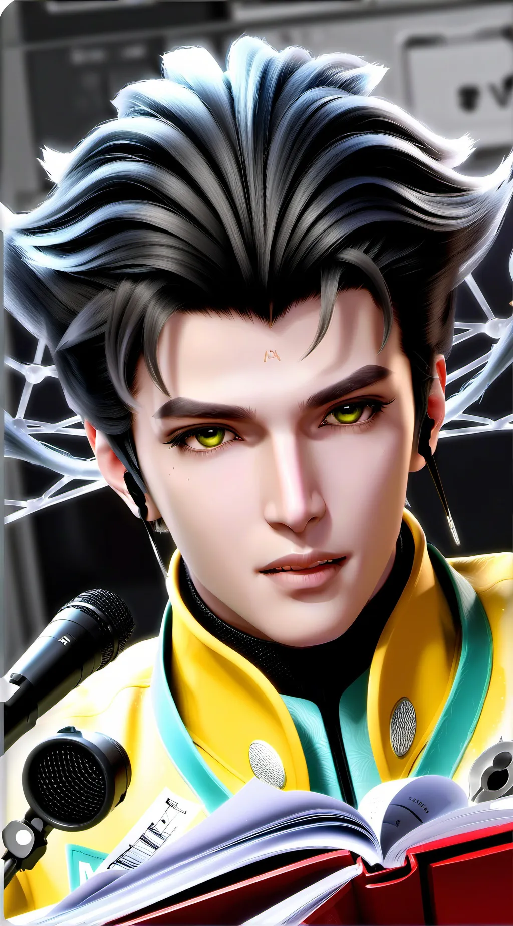 ai character: Prof. Glob Goggles background