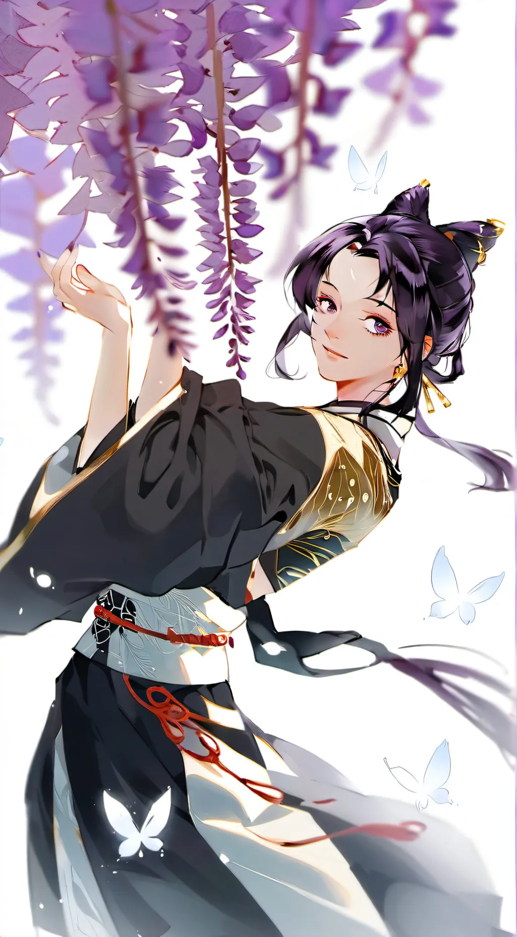 ai character: Shinobu kocho💜 background