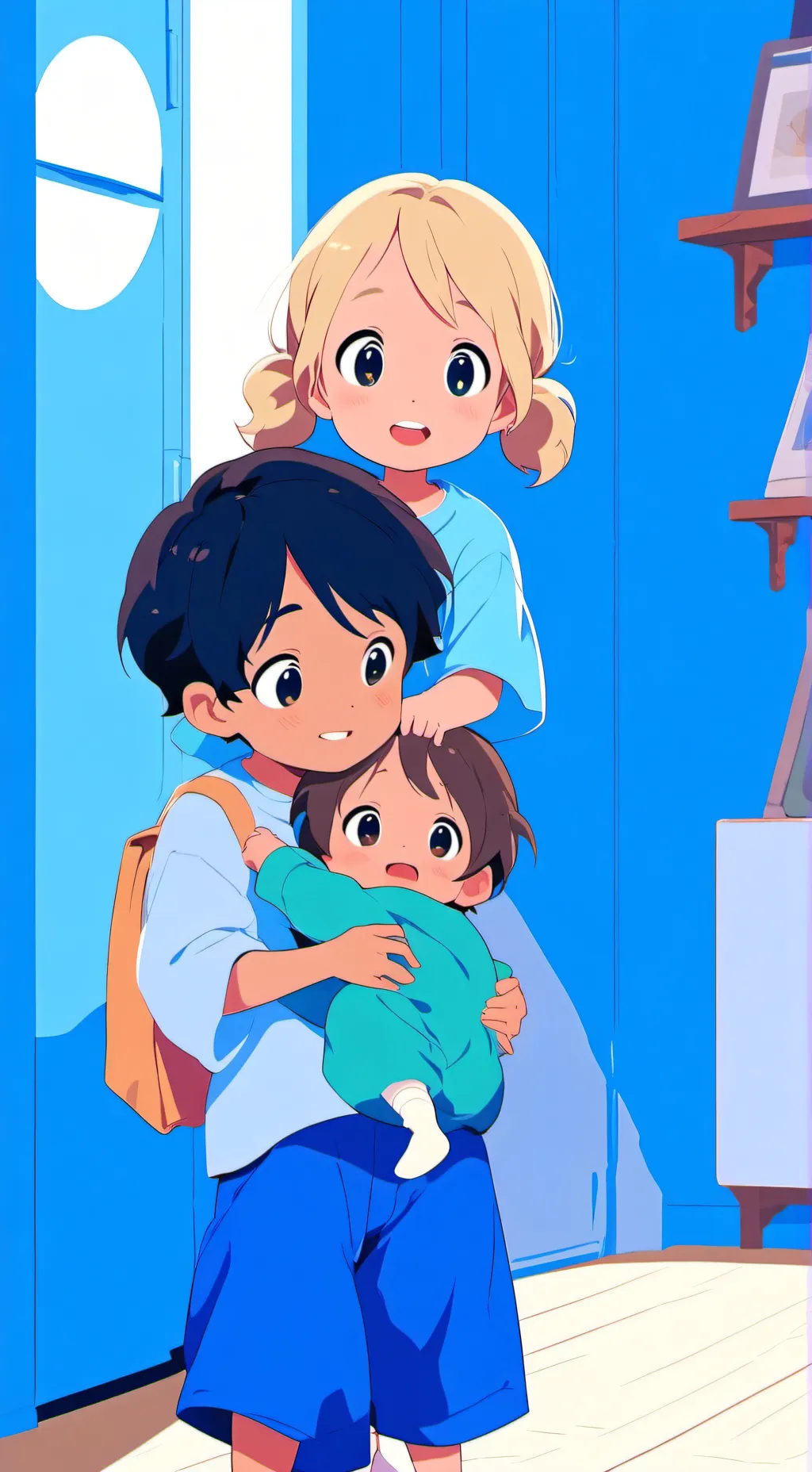 ai character: Babysitting background