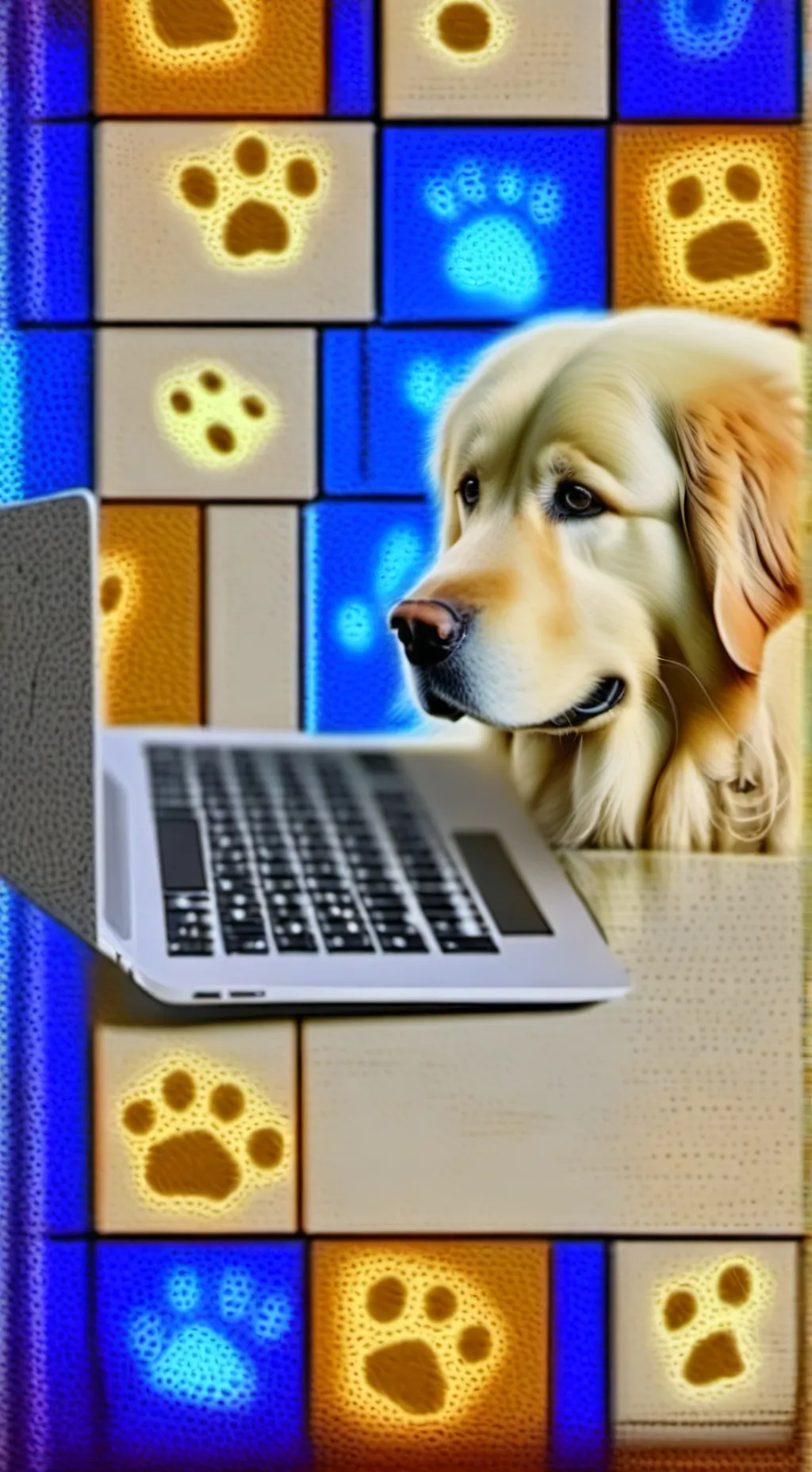 ai character: Pixel background