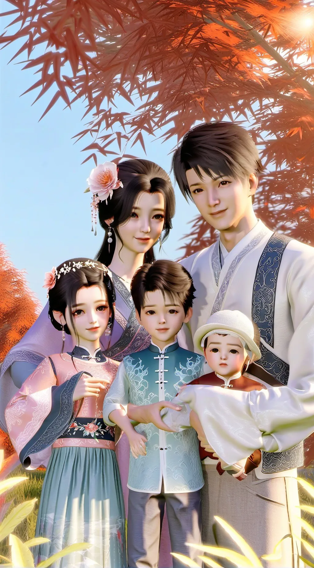 ai character: golden child background