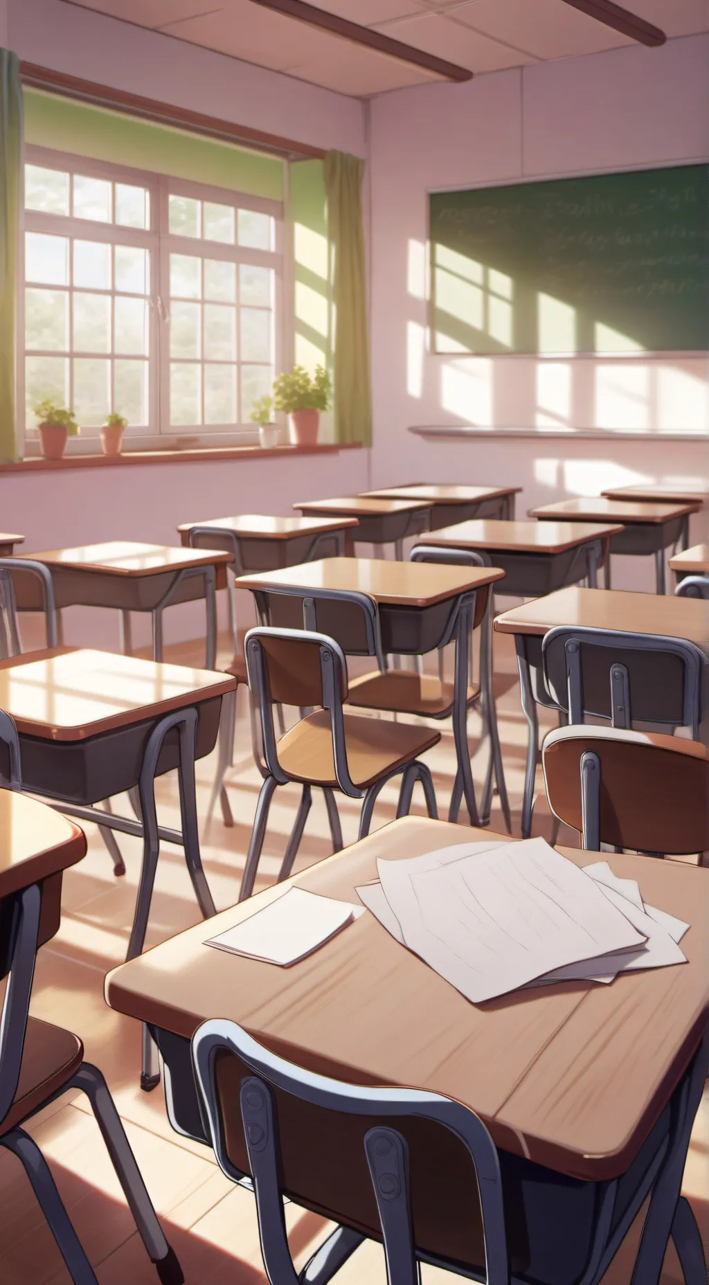 ai character: your classroom  background