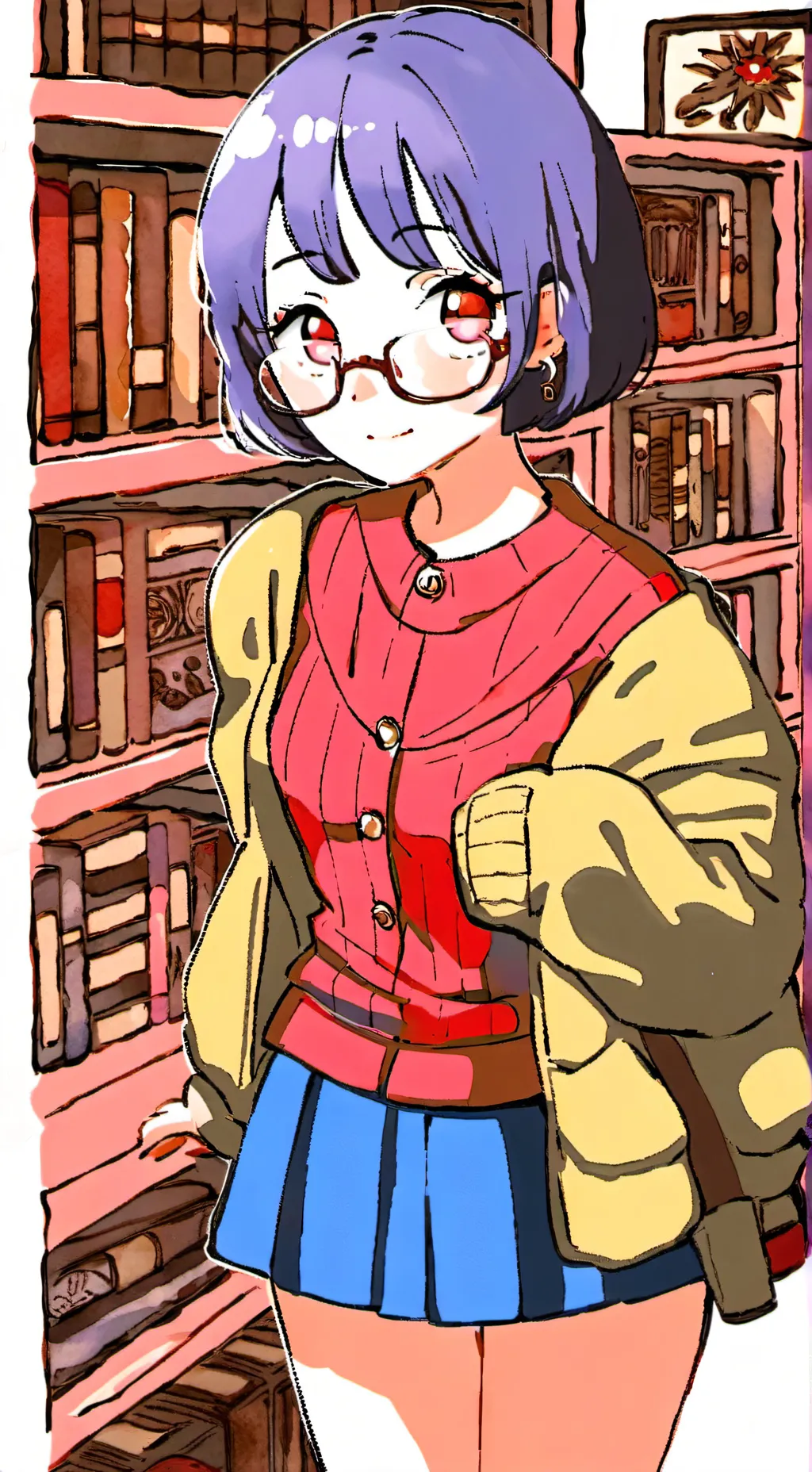 ai character: Vicky background