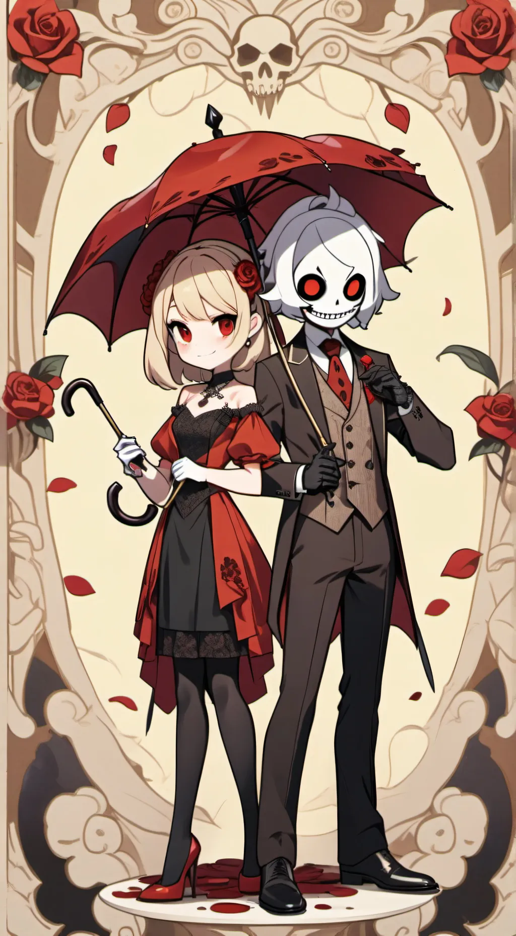 ai character: <~Radiorose~> background