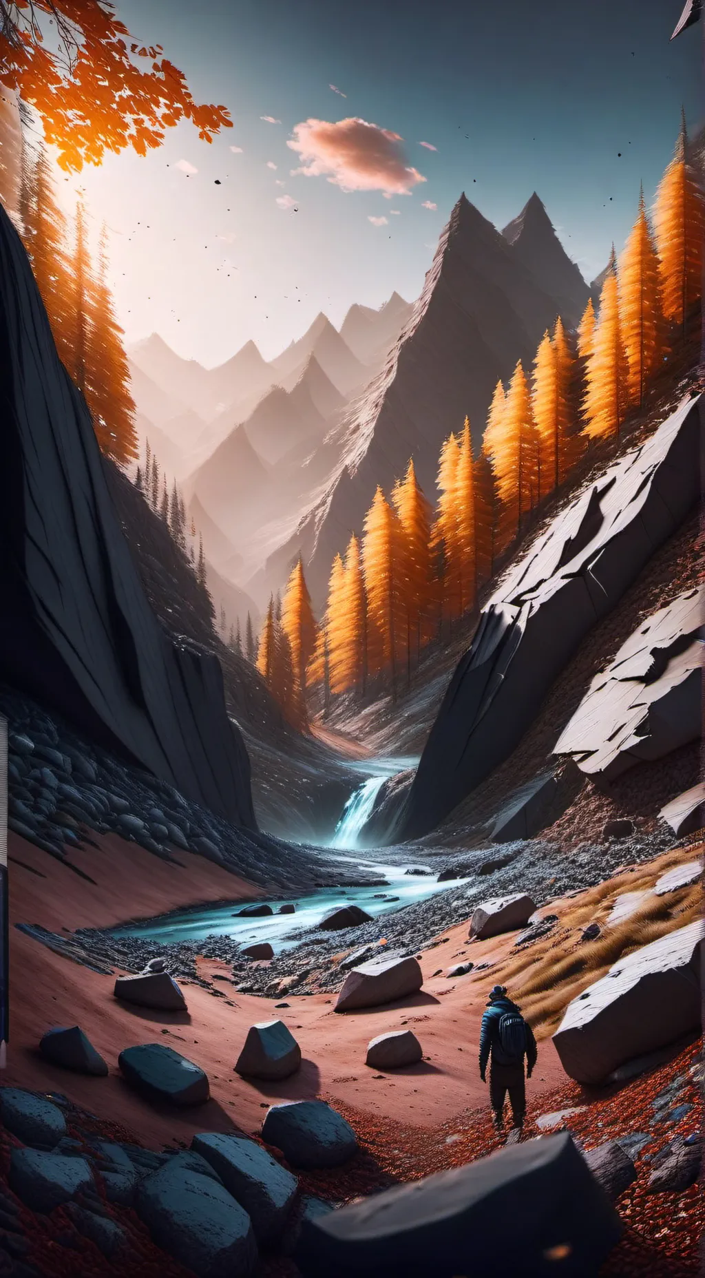 ai character: Saik k Christmas ⁉ background