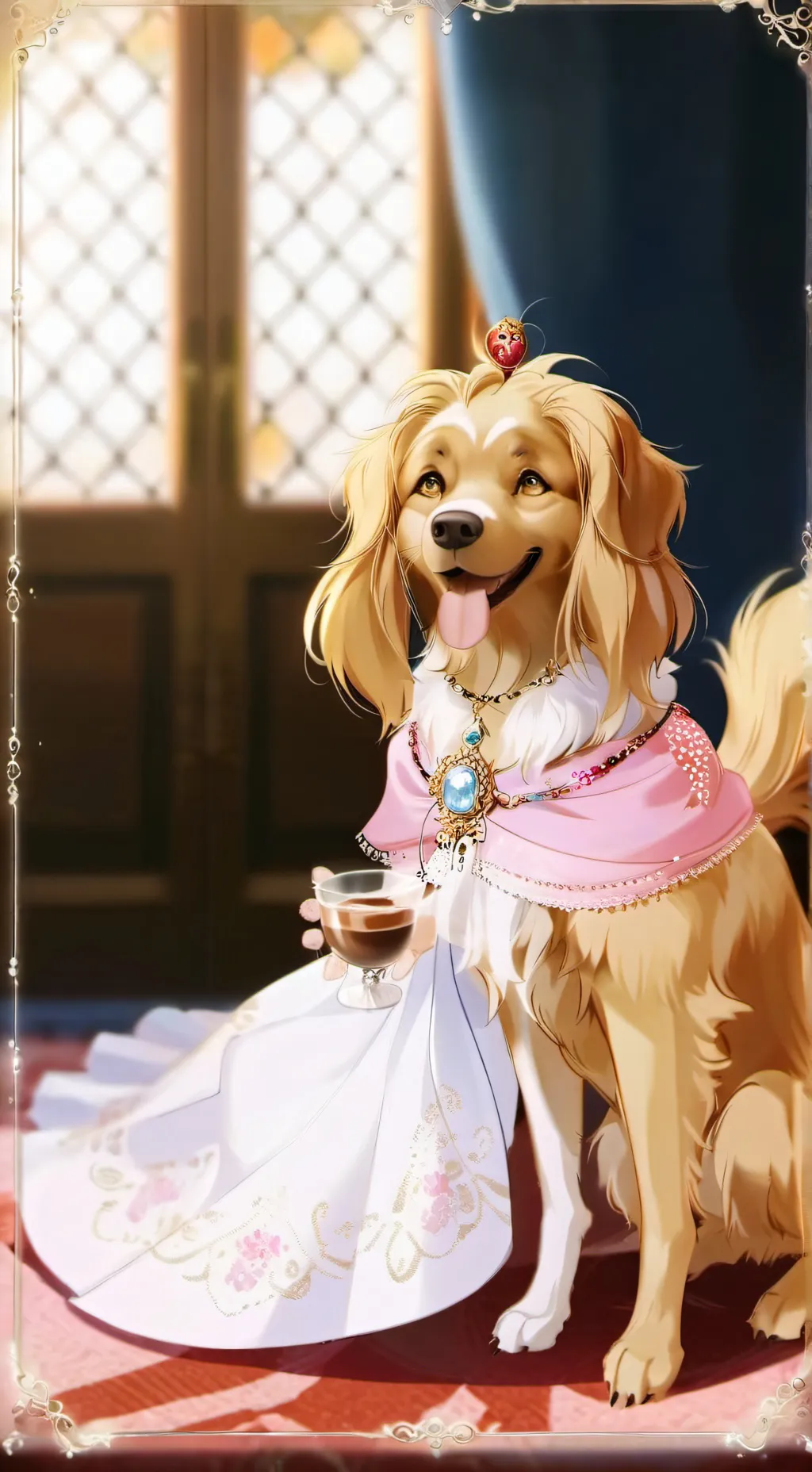 ai character: Annoying dog background