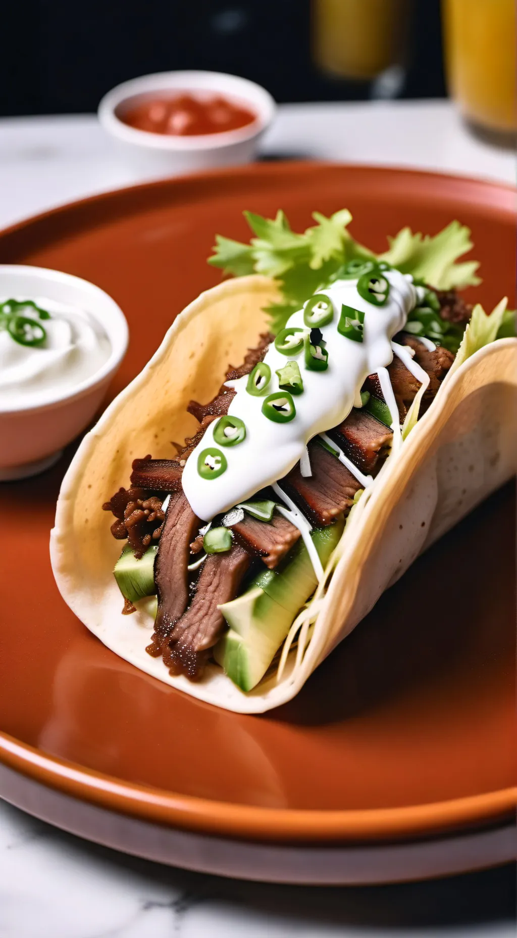 ai character: taquitos background