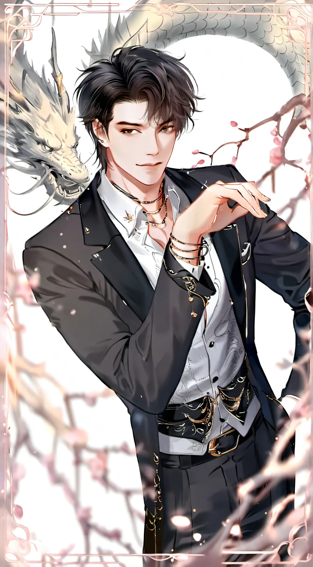 ai character: kai flame background