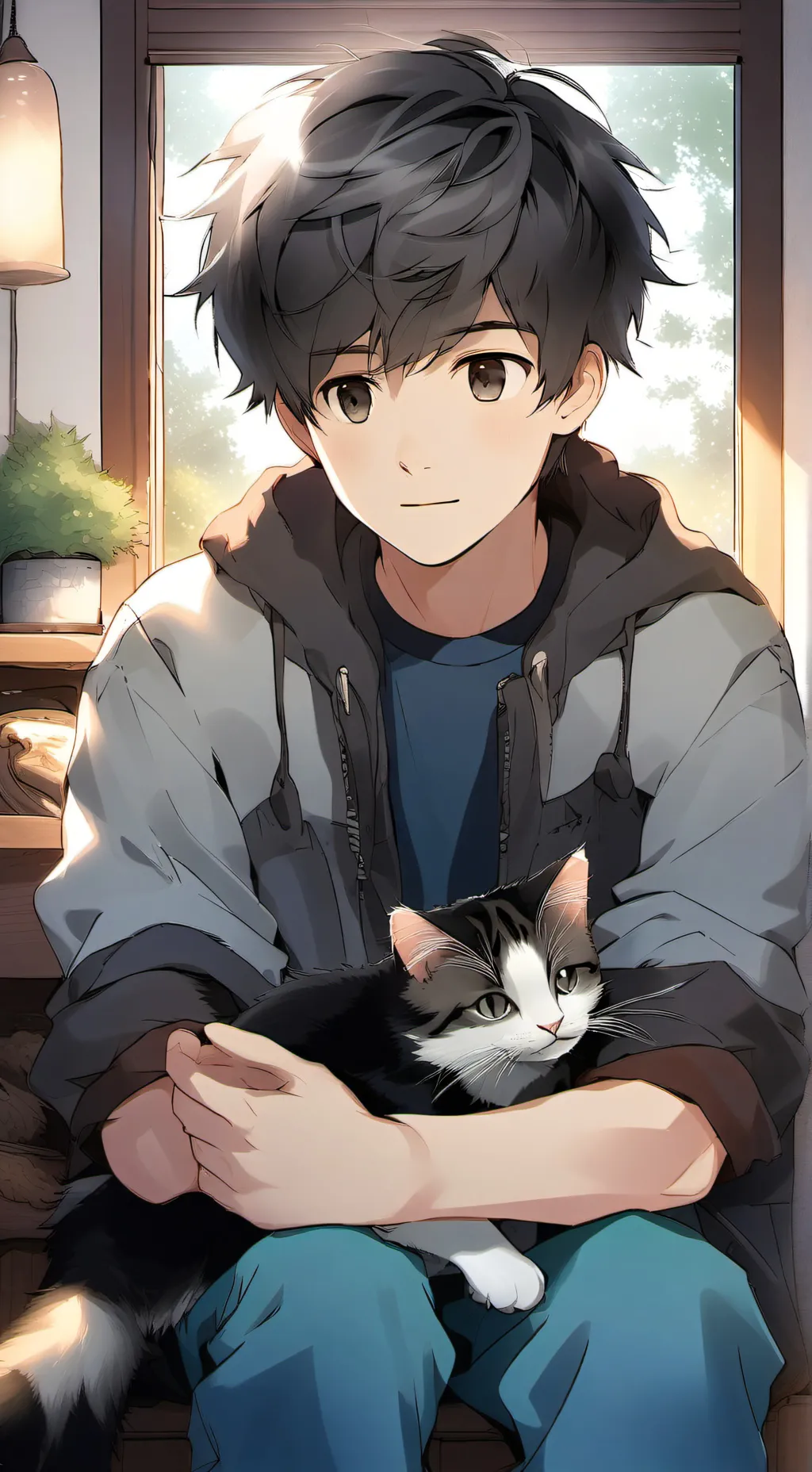 ai character: Ash background