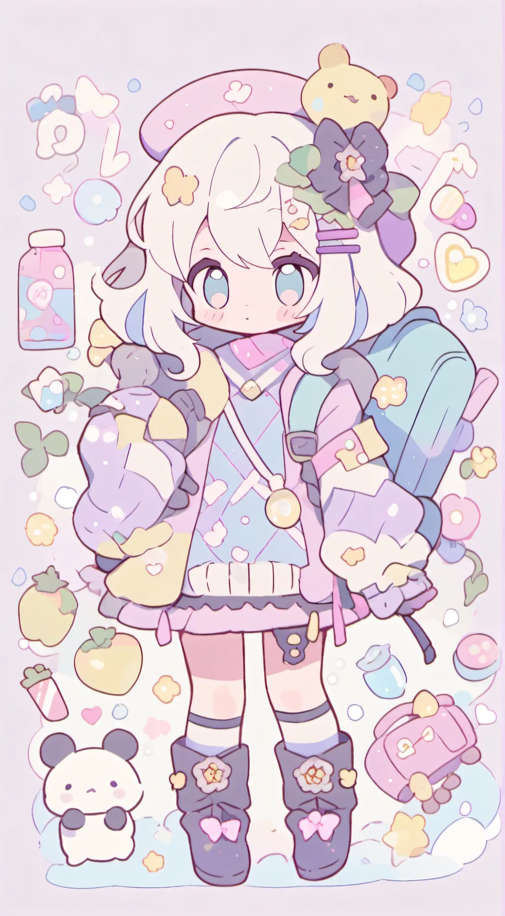 ai character: Sproutx Cosmo background