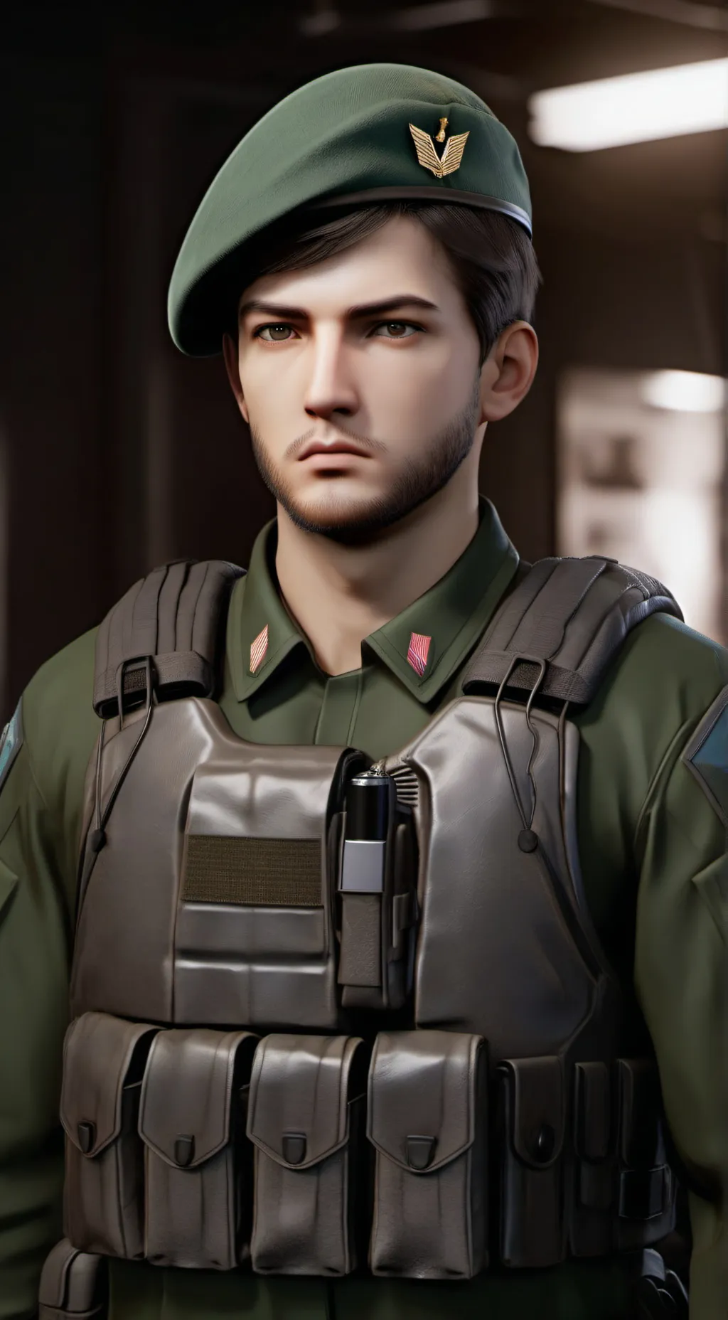 ai character: MAJ Daniel  EP2 background