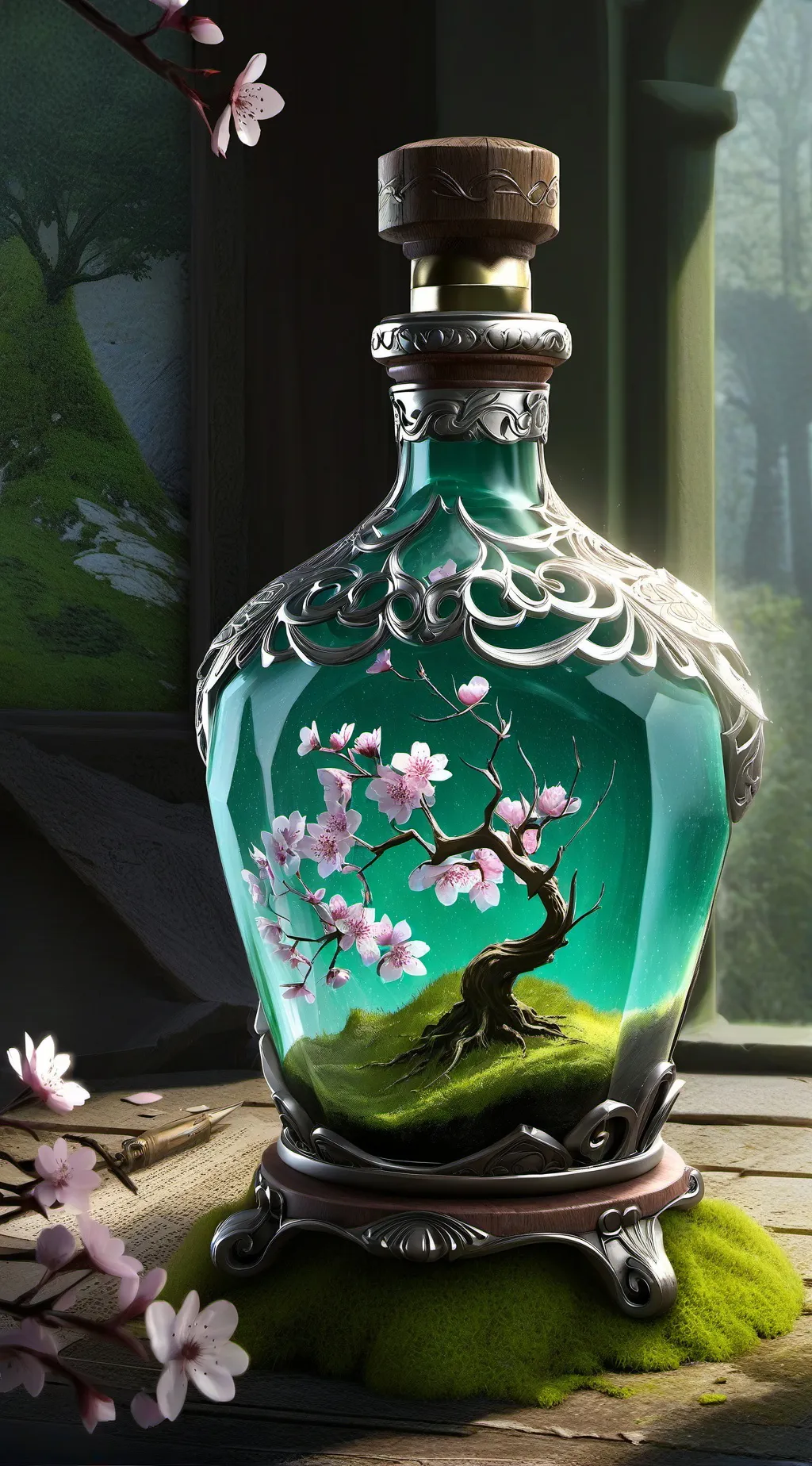 ai character: infini preg potion background