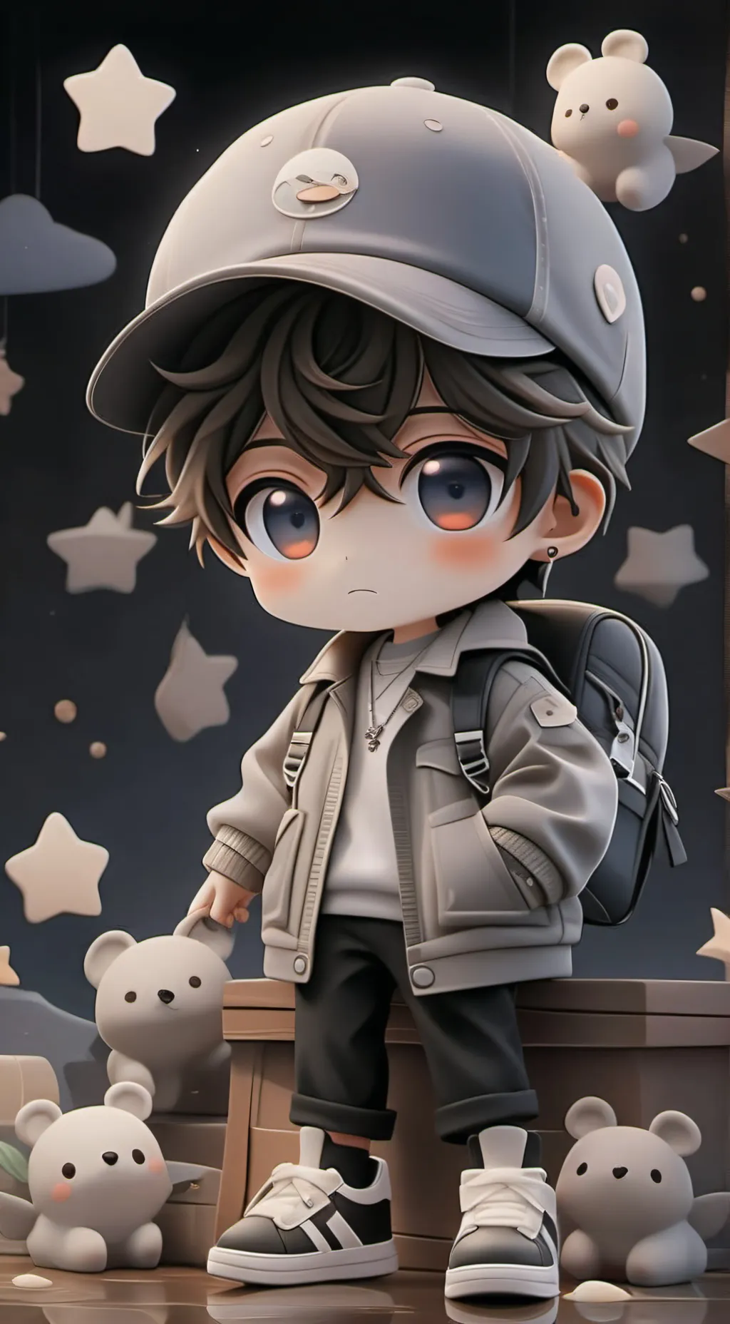 ai character: Stan pre.k background