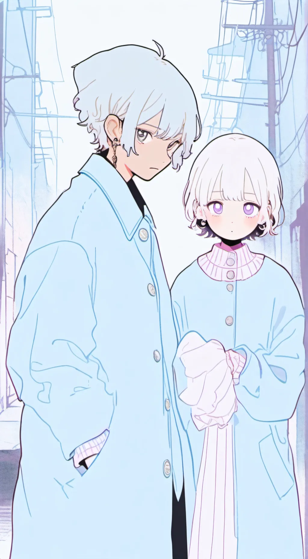 ai character: Fake friends background