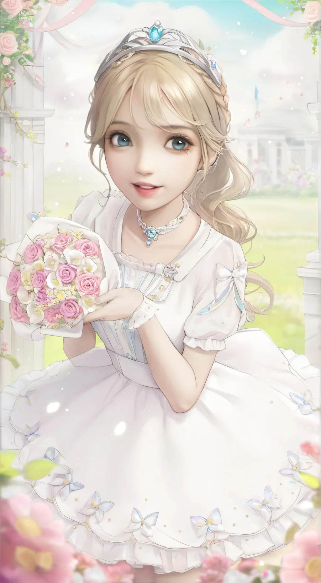 ai character: Princess Hearts! background