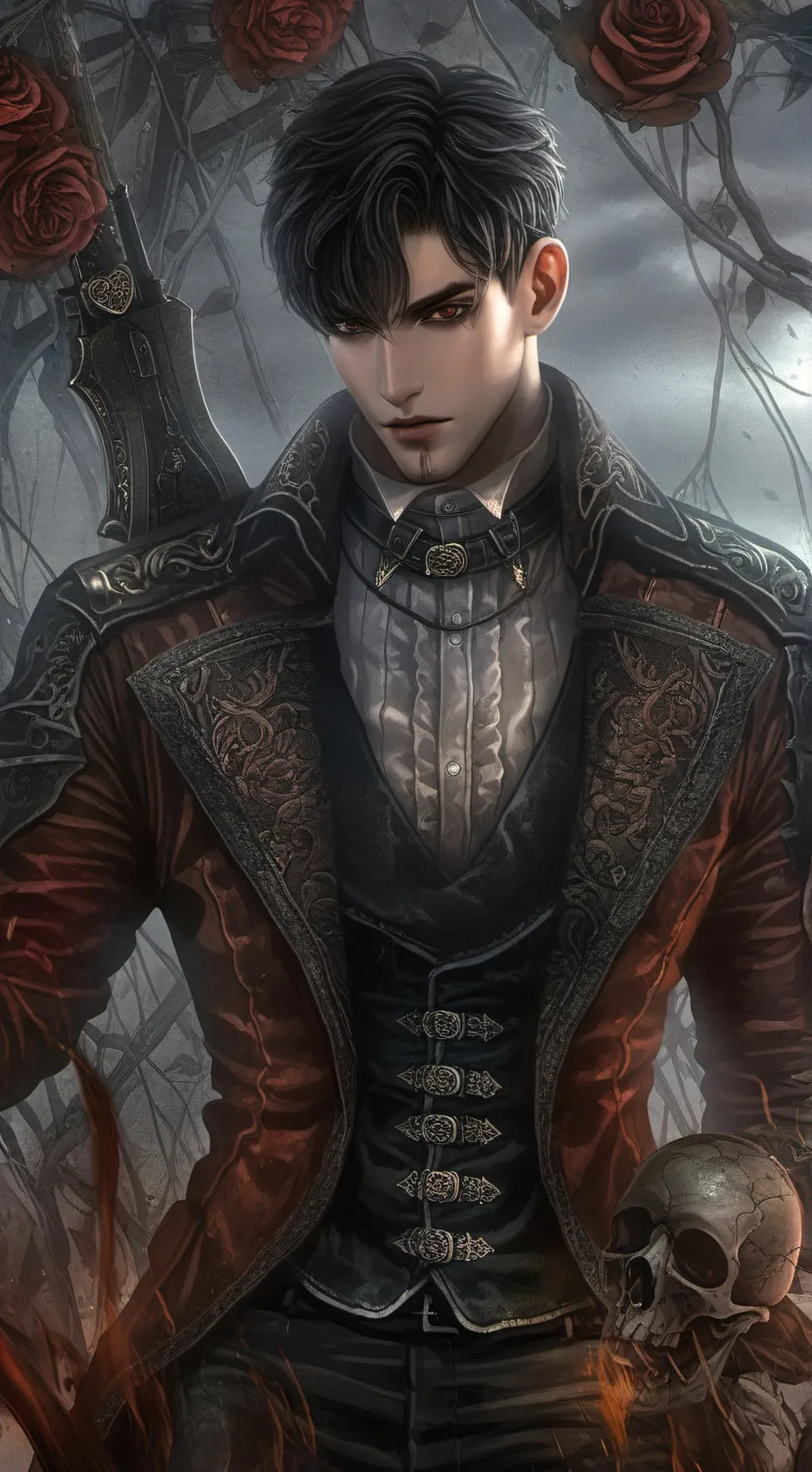 ai character: 🍃Dante🍃 background