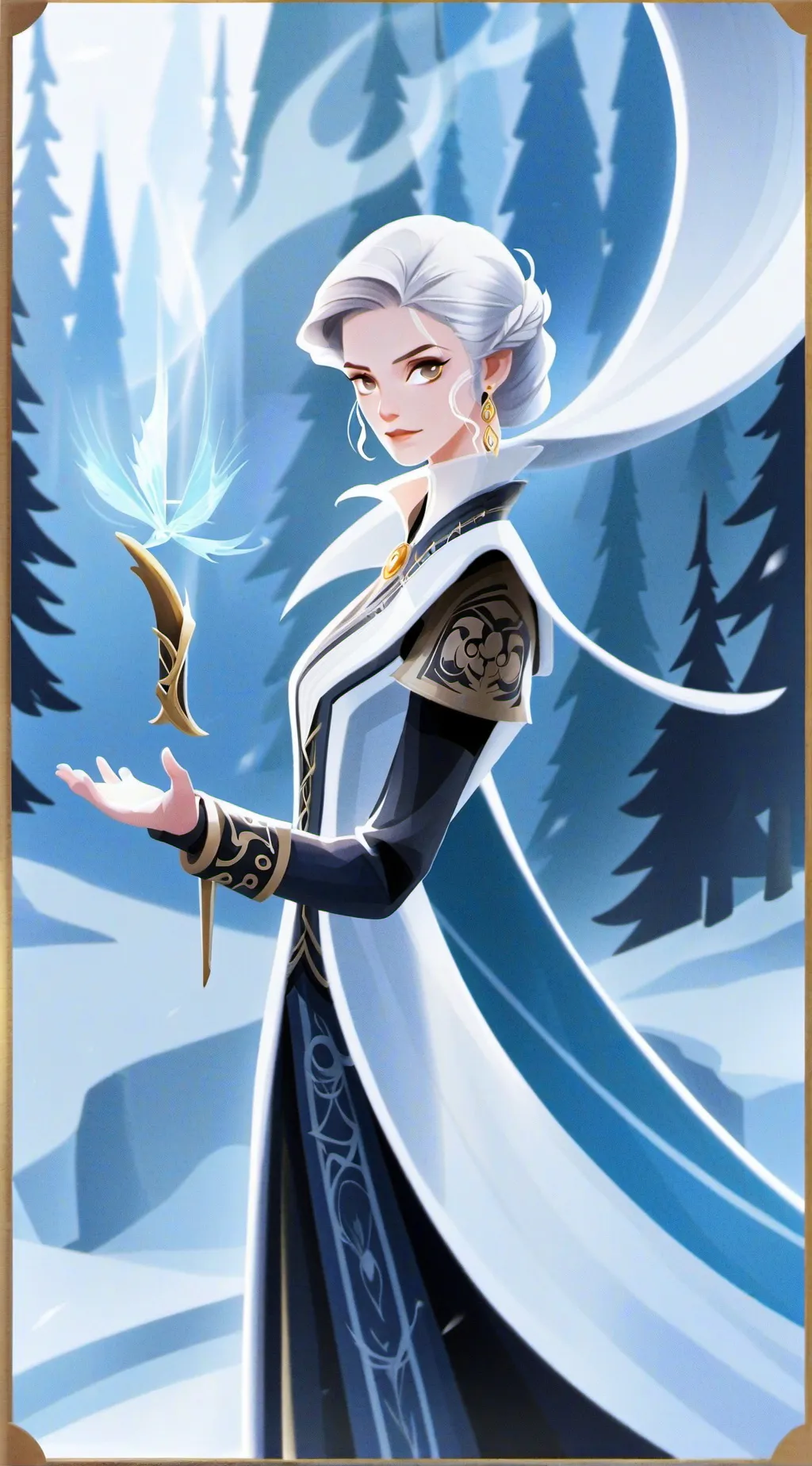 ai character: Elsa and Anna background