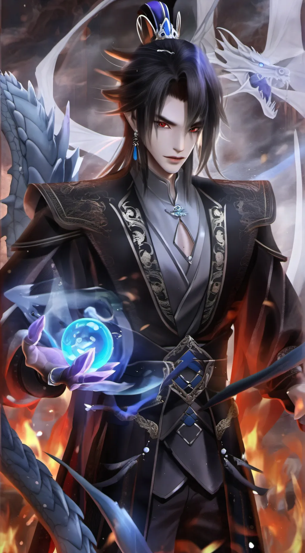 ai character: Shuǐlóng background