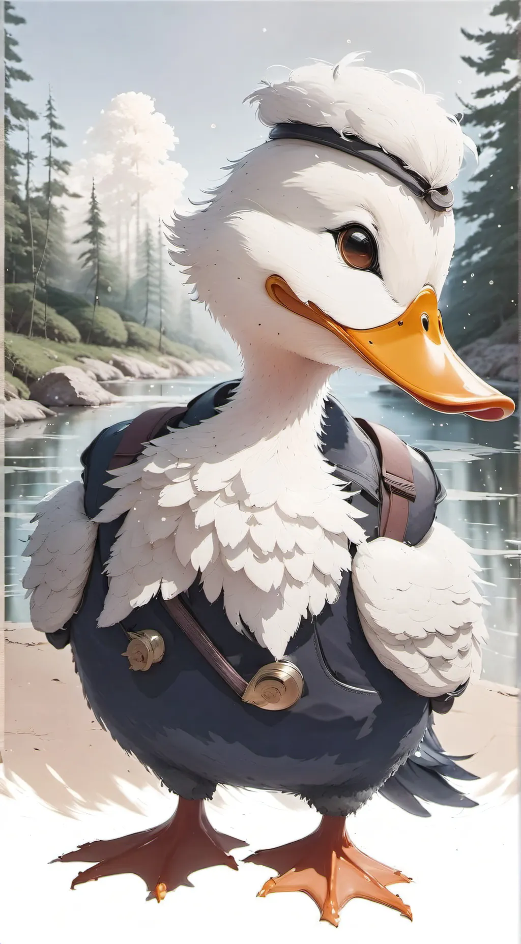 ai character: Ducky background